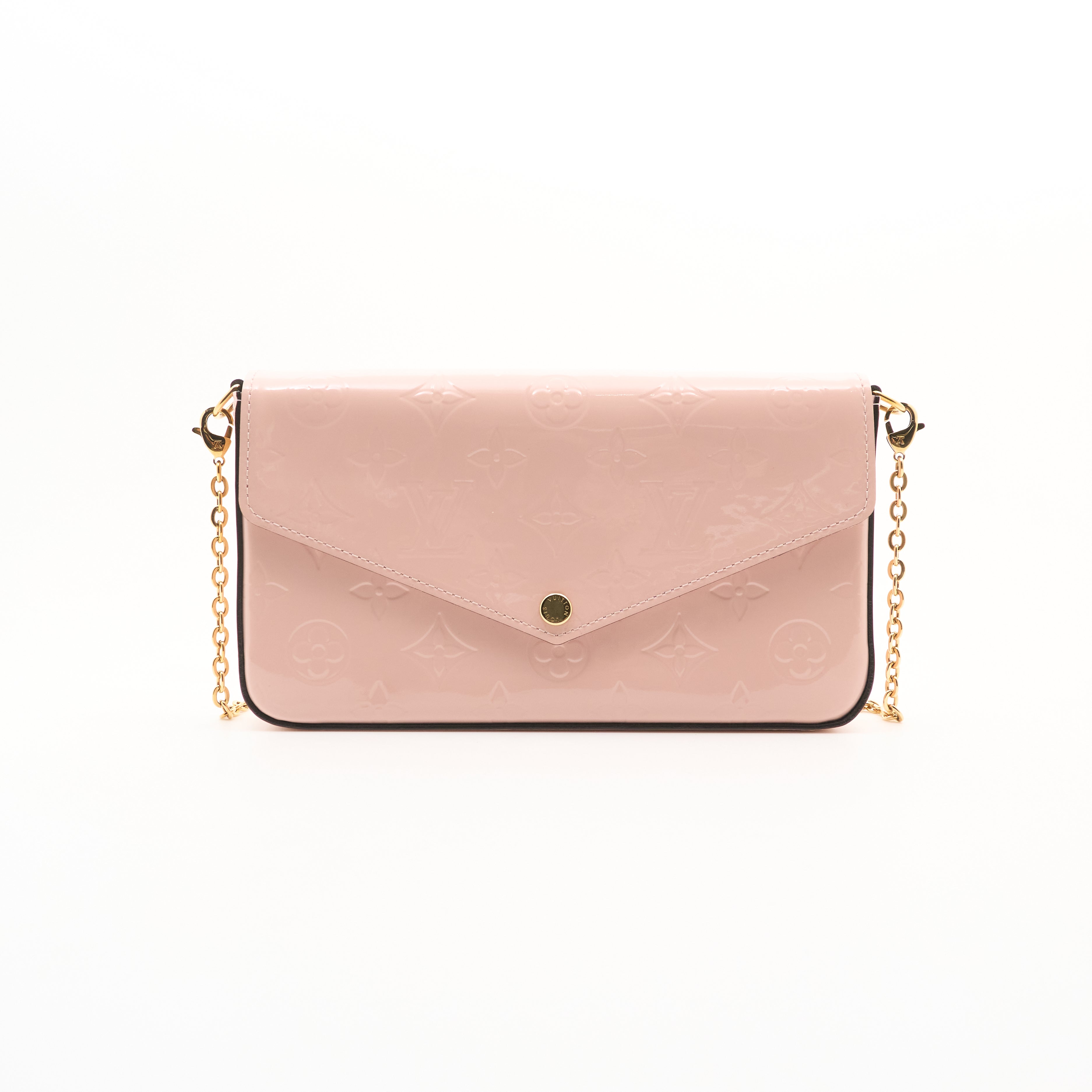 Louis Vuitton Félicie Pochette Pink Vernis