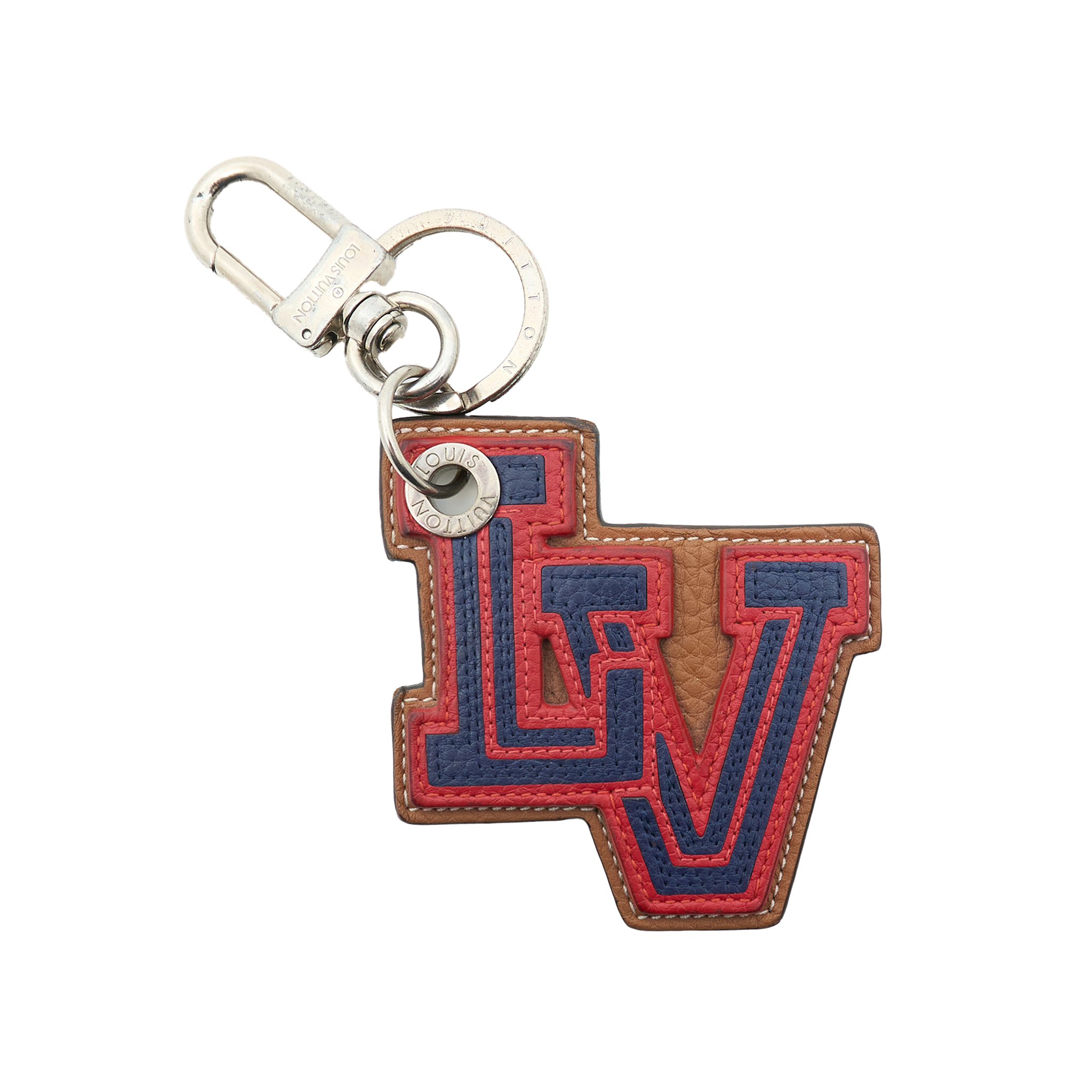 Louis Vuitton Illustrated LV League Initials Bag Charm Key Ring