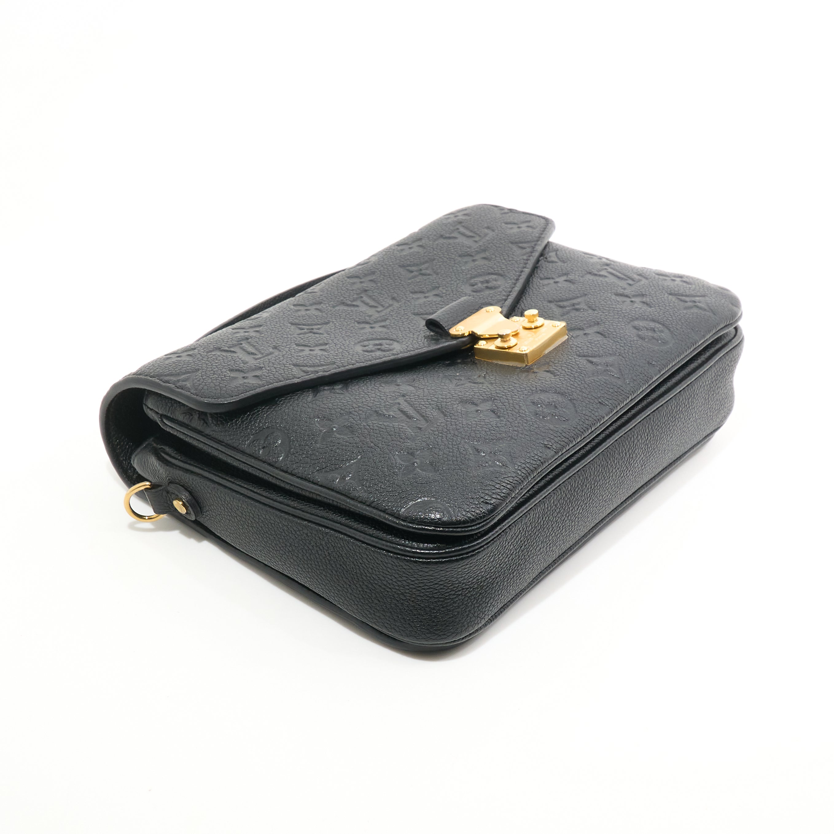 Louis Vuitton Pochette Metis Black Empreinte Leather Bag
