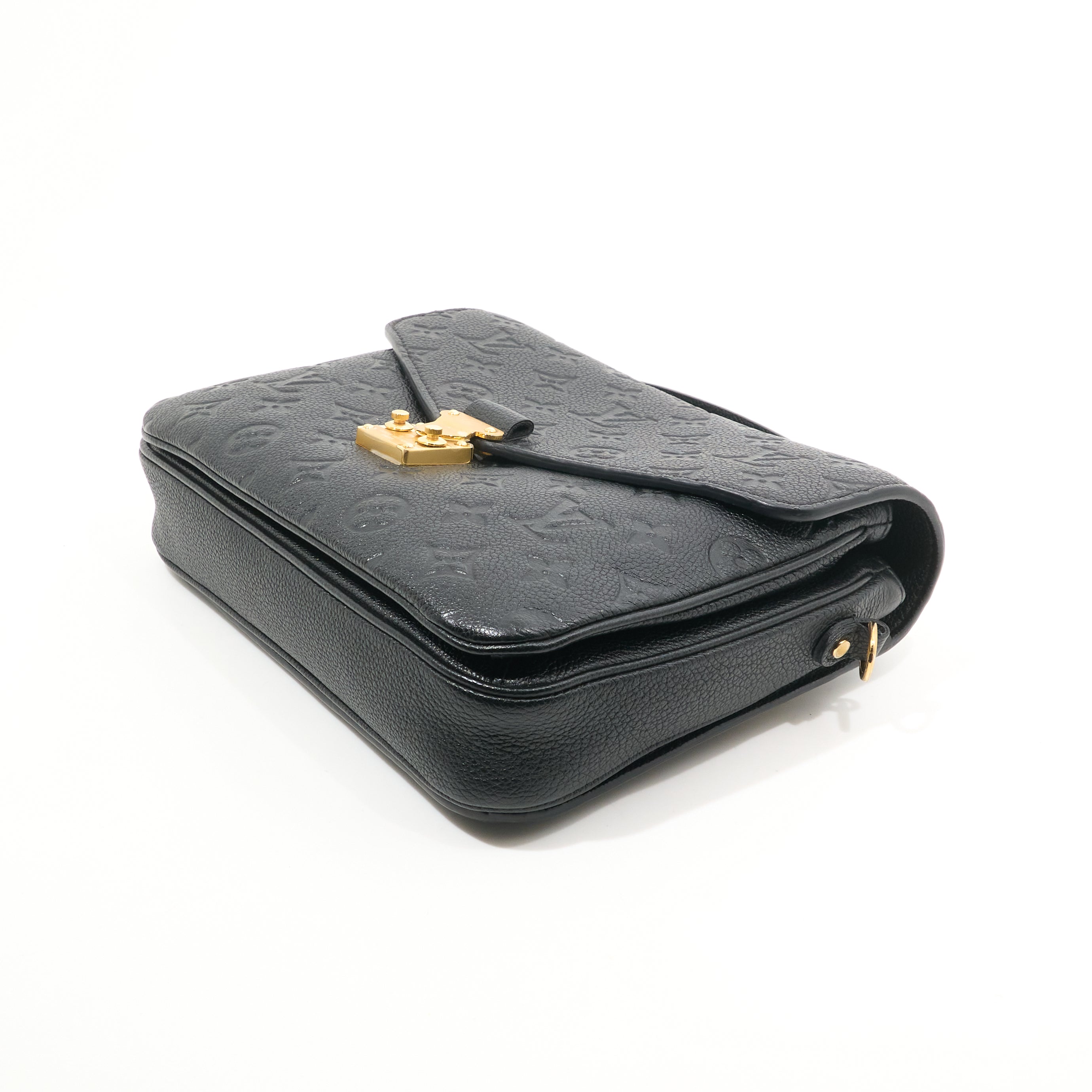 Louis Vuitton Pochette Metis Black Empreinte Leather Bag