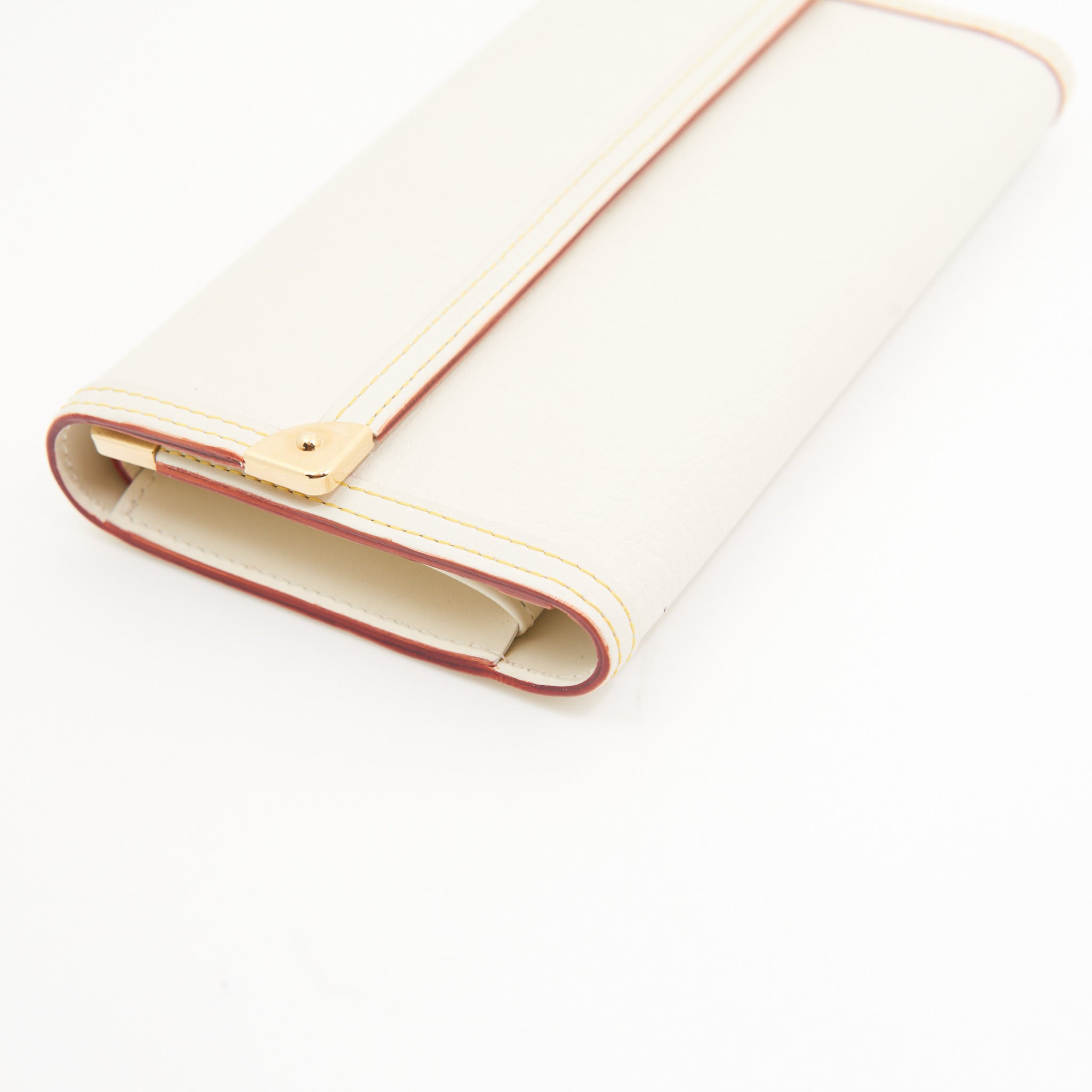 Louis Vuitton Leather Porte Tresor Trifold in Ivory