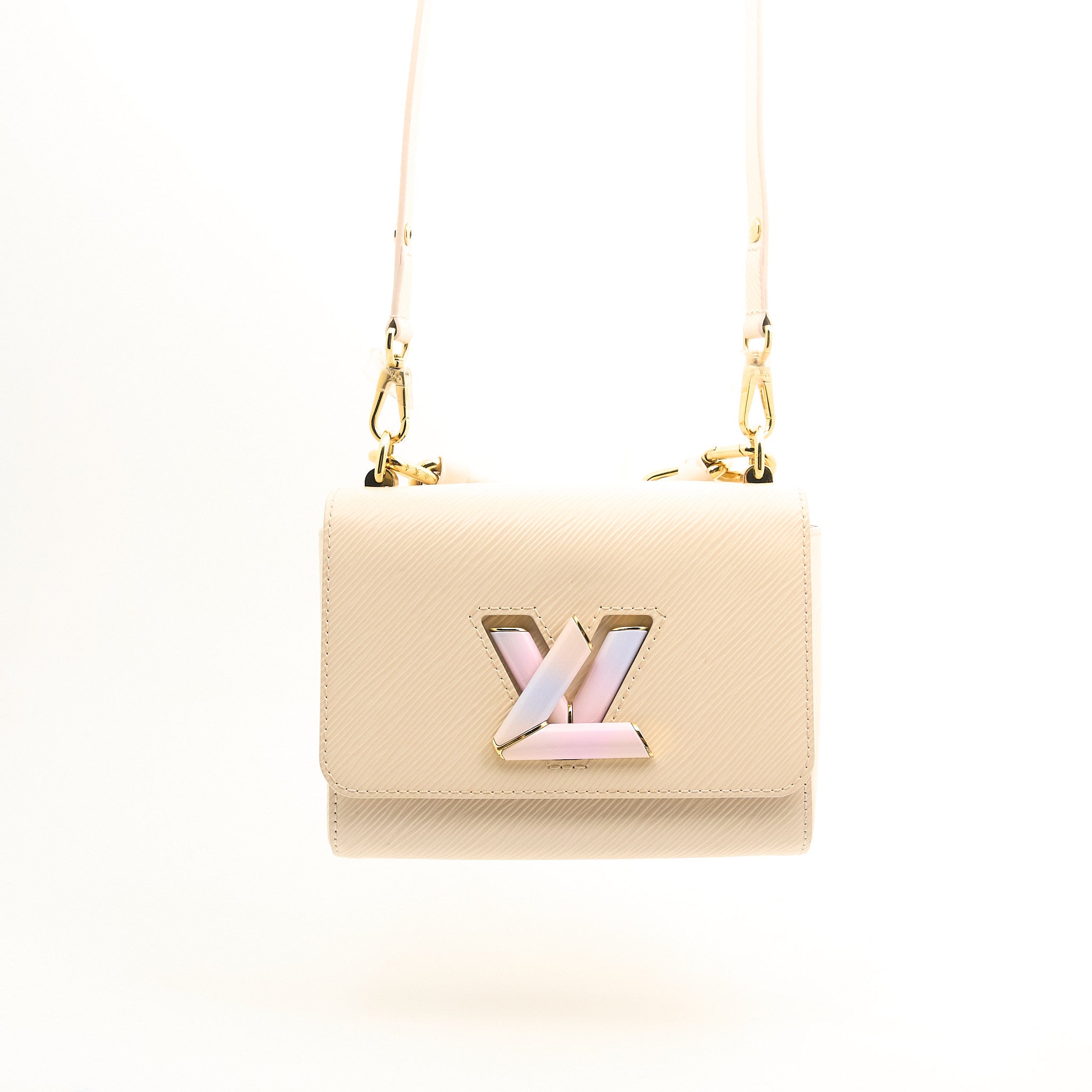 Louis Vuitton Limited Edition Twist Ecru Epi Leather Bag