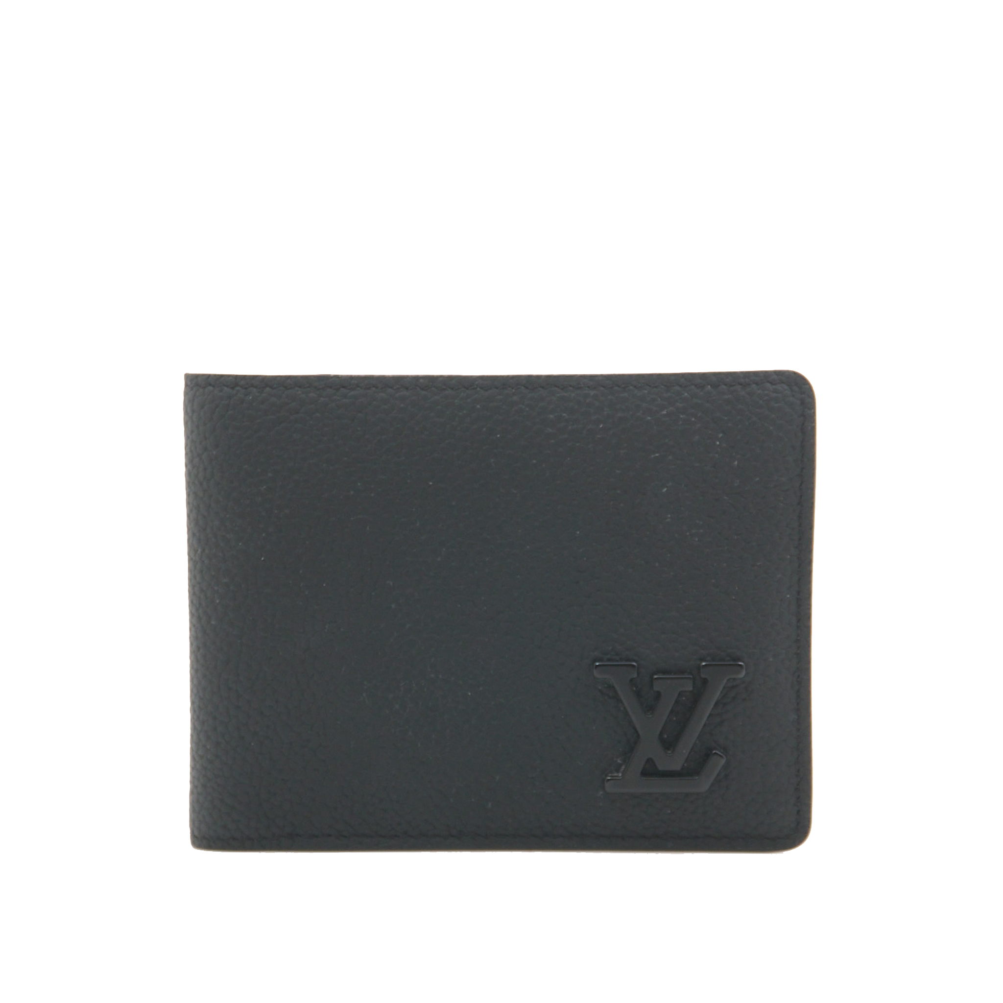 Louis Vuitton Men's Black Leather Wallet