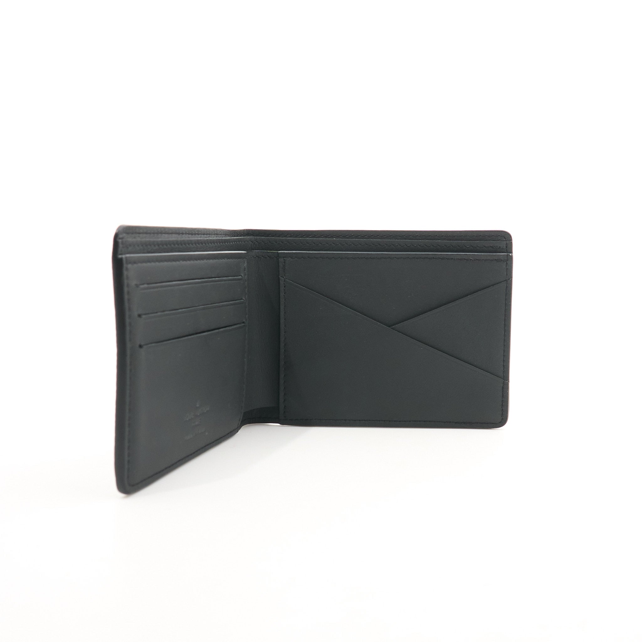 Louis Vuitton Men's Black Leather Wallet