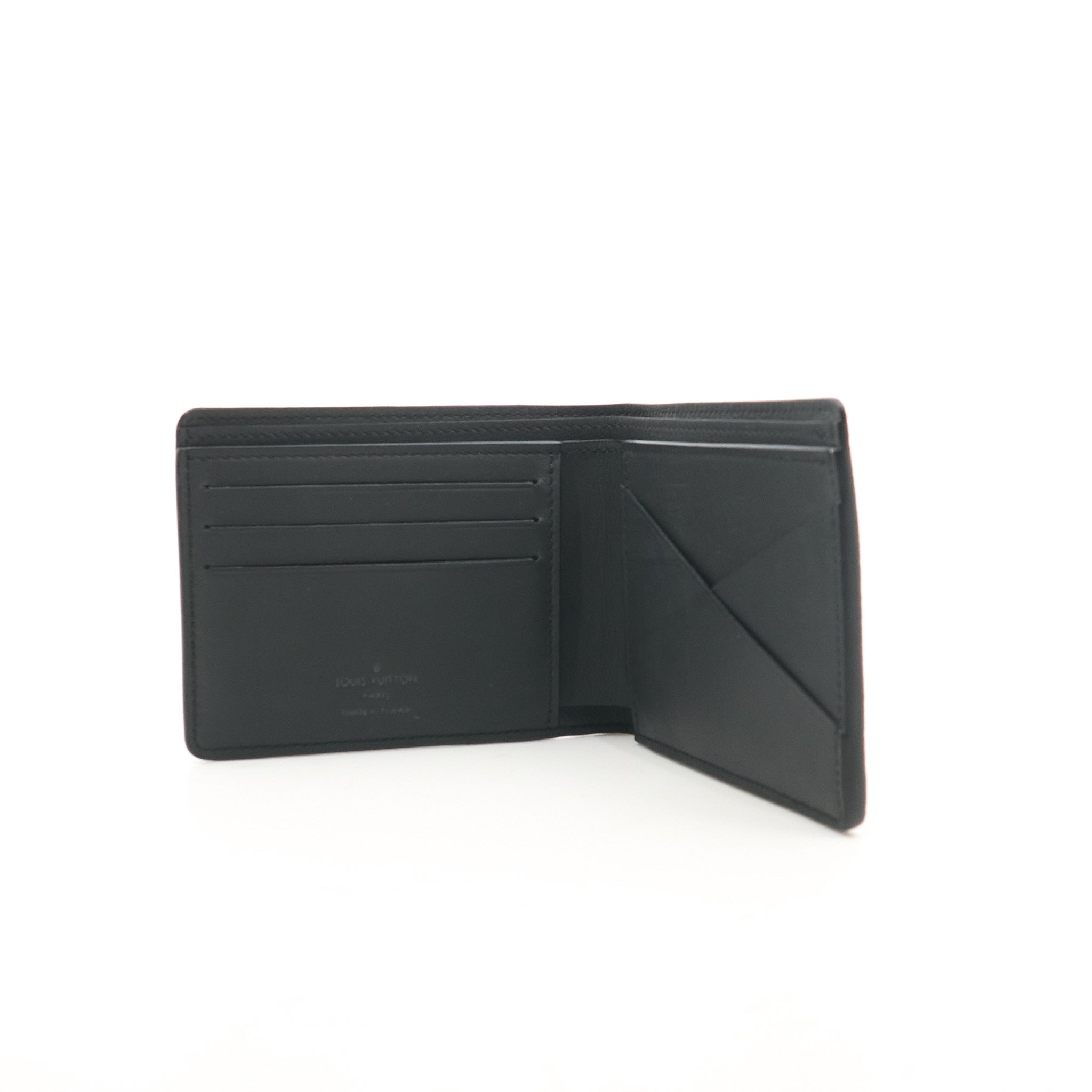Louis Vuitton Men's Black Leather Wallet