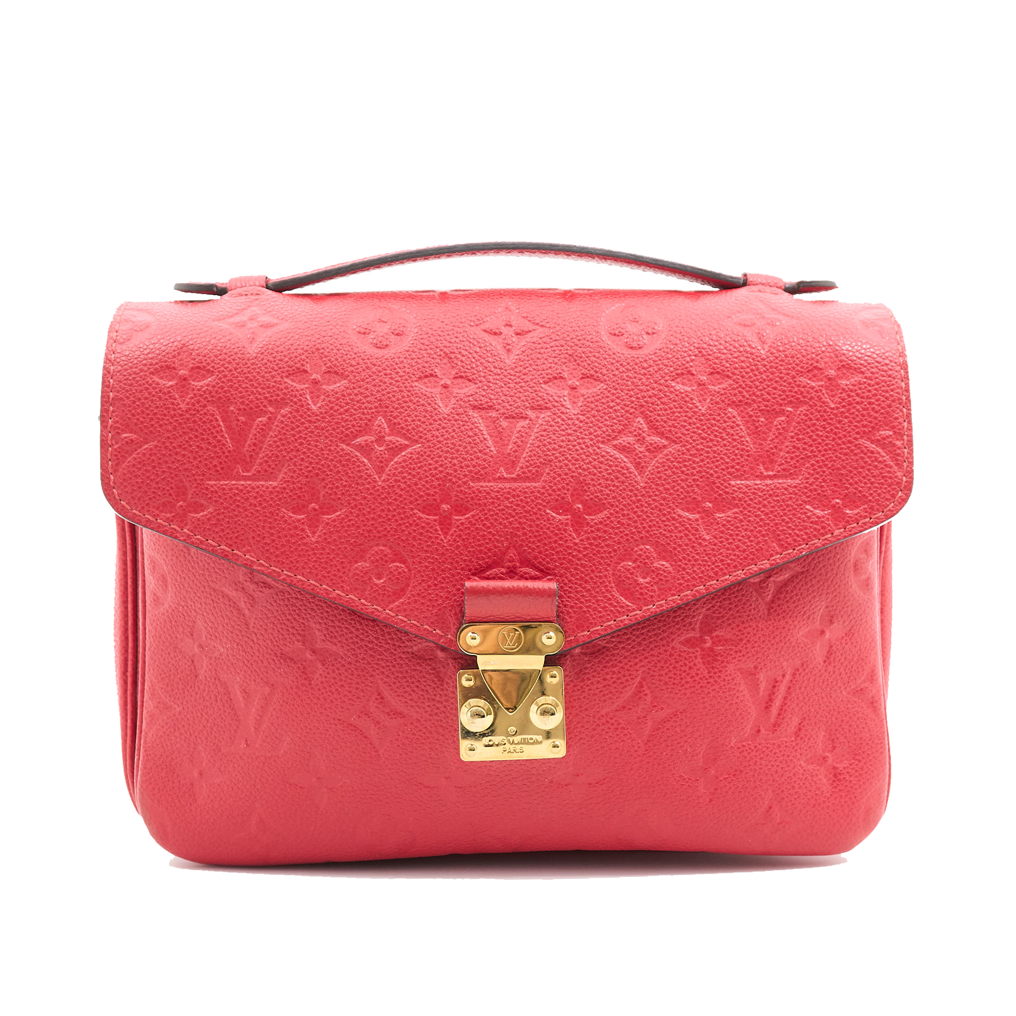 Louis Vuitton Red Empreinte Leather Metis