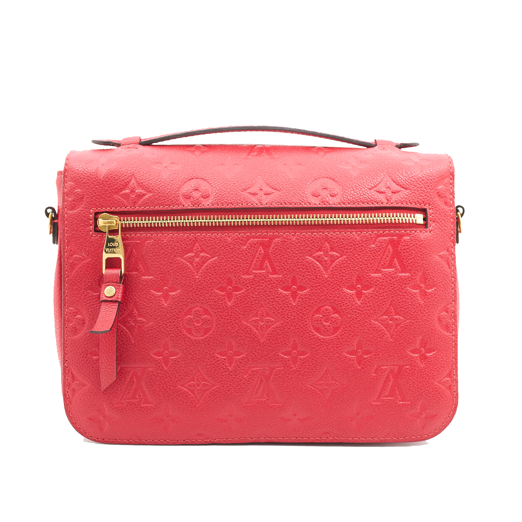 Louis Vuitton Red Empreinte Leather Metis