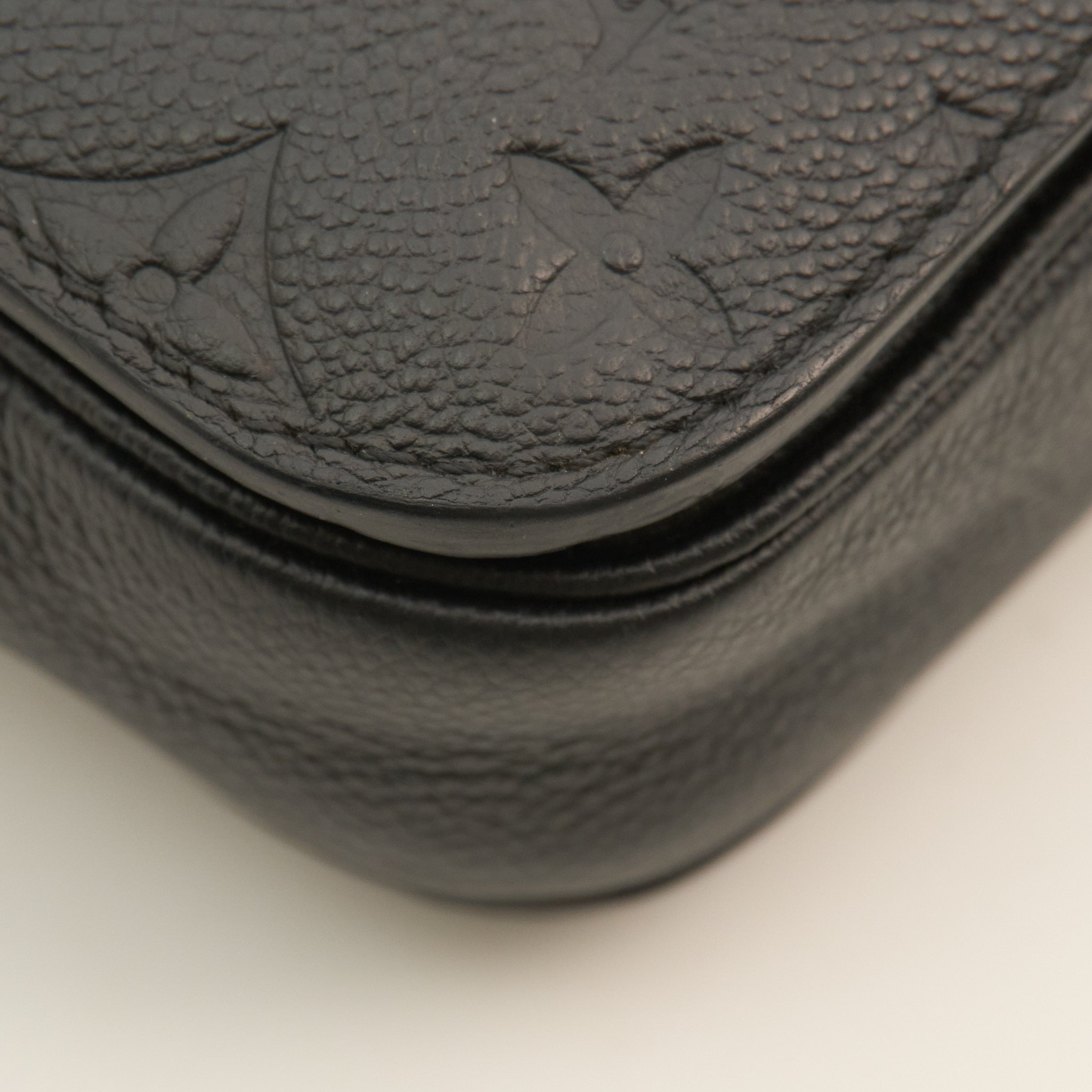 Louis Vuitton Monogram Empreinte Pochette Métis in Black