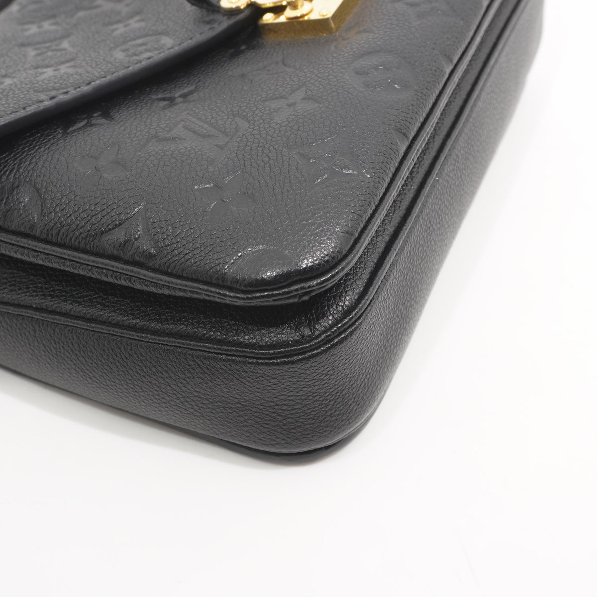 Louis Vuitton Pochette Metis Black Empreinte Leather Bag