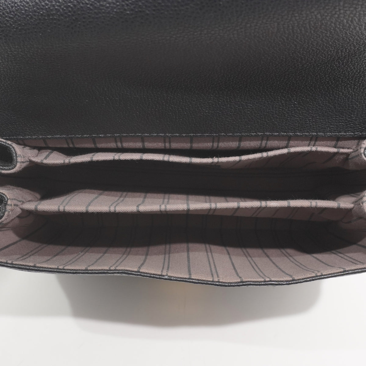 Louis Vuitton Pochette Metis Black Empreinte Leather Bag