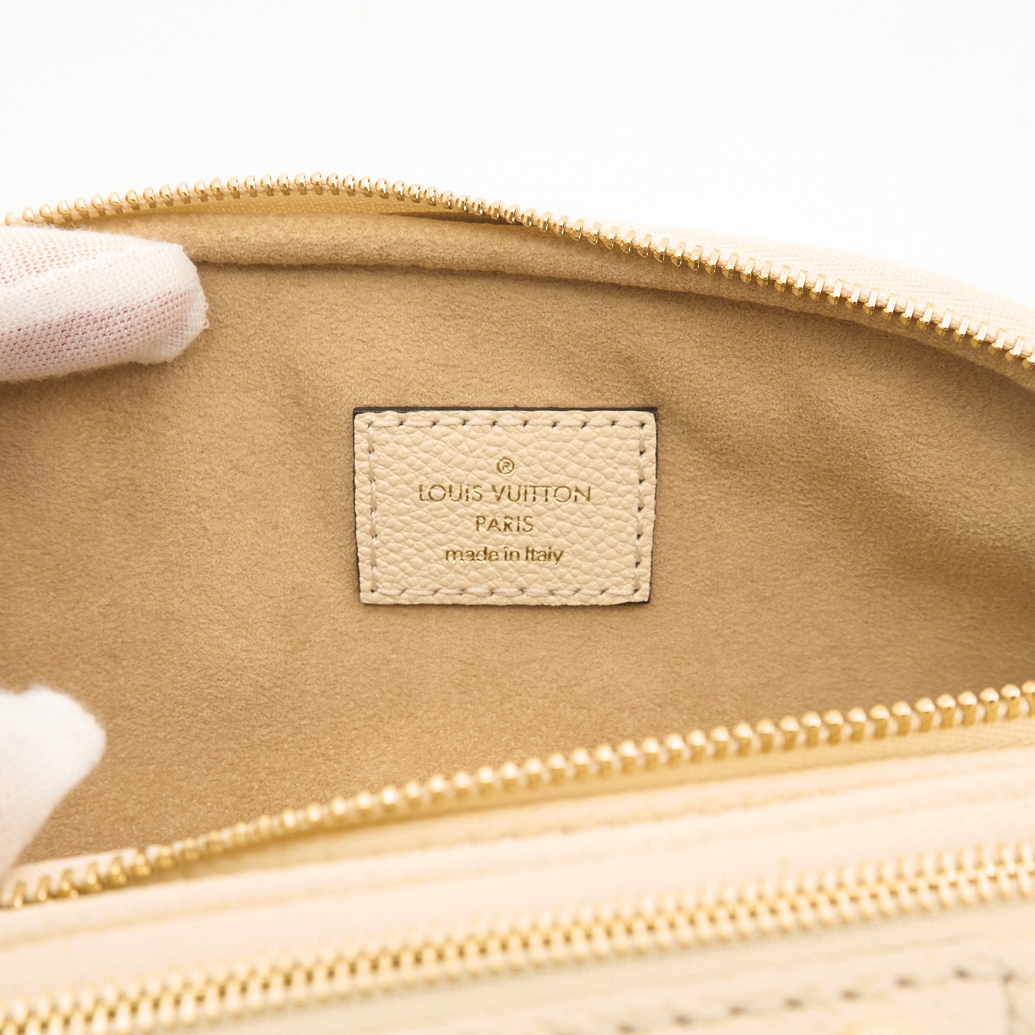 Louis Vuitton Mini Bumbag in Cream Monogram Empreinte leather