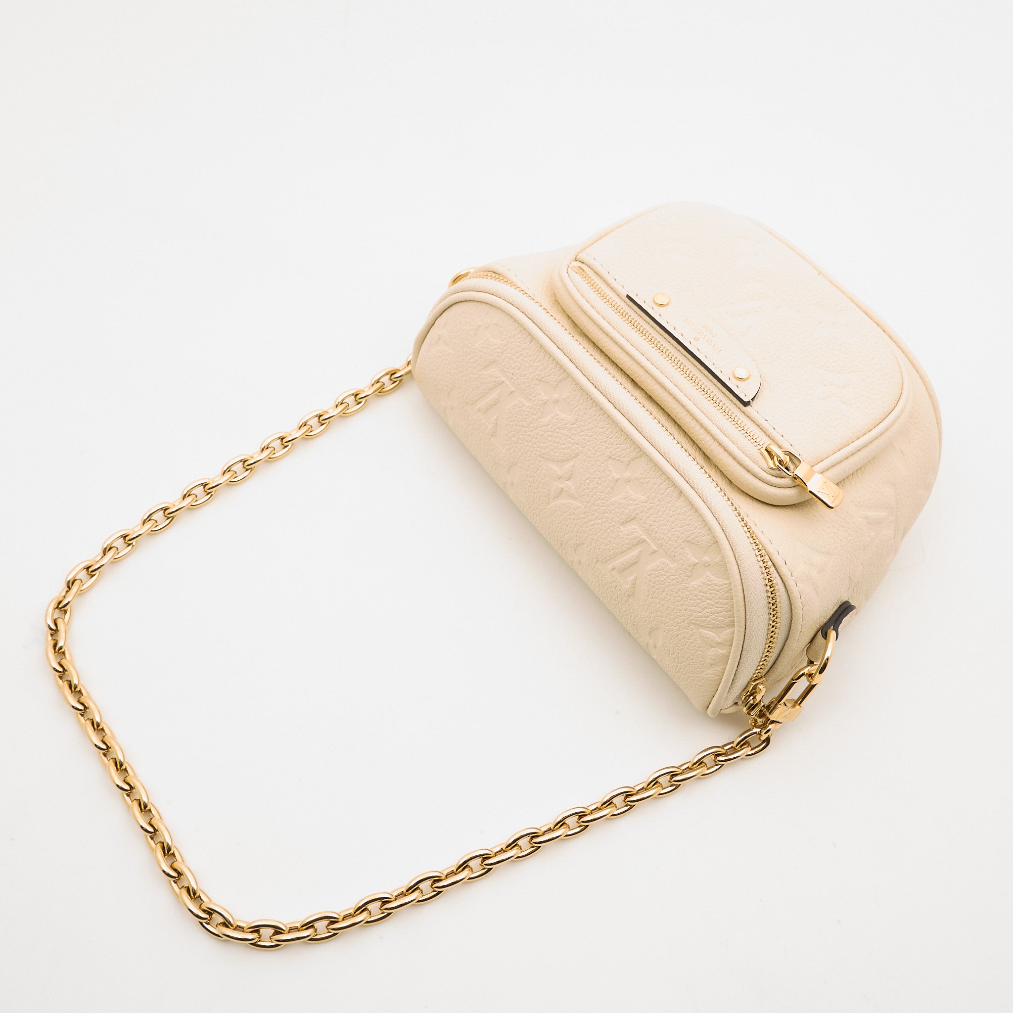 Louis Vuitton Mini Bumbag in Cream Monogram Empreinte leather
