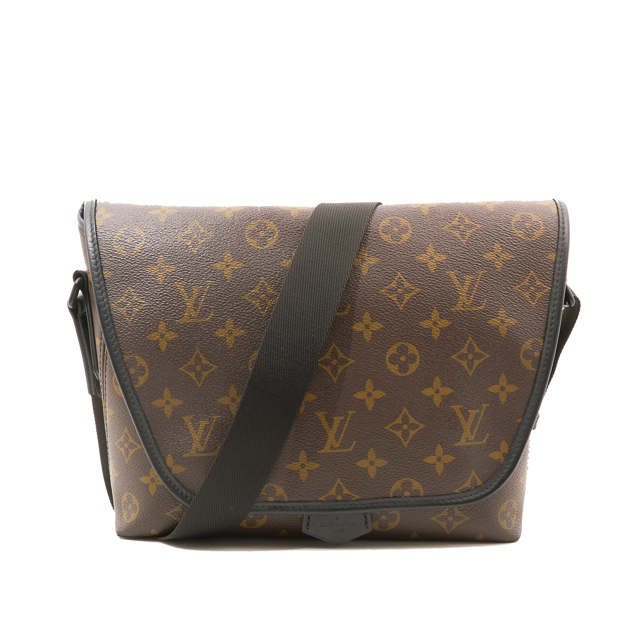 Louis Vuitton Monogram Macassar Magnetic Messenger Bag