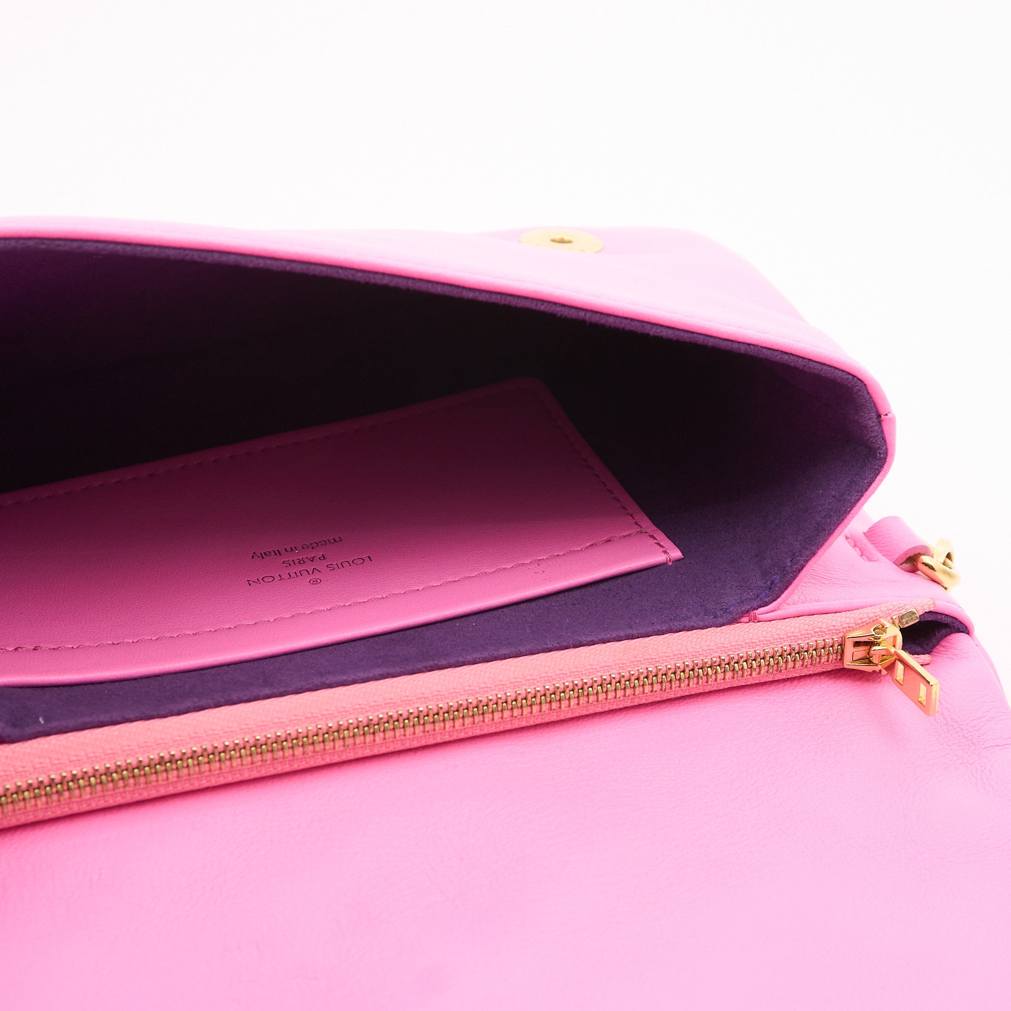 Louis Vuitton Monogram Pochette Coussin Rose Violet