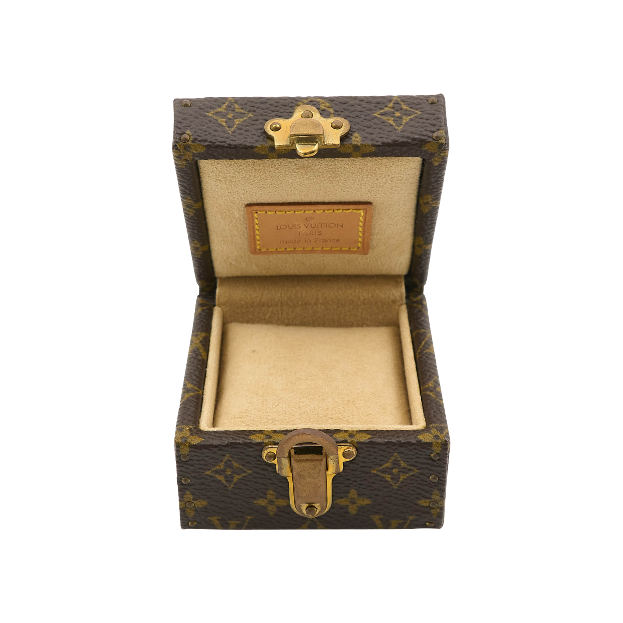 Louis Vuitton Monogram Trunk Ring Box