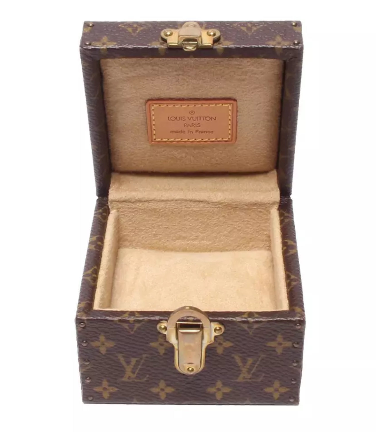 Louis Vuitton Monogram Trunk Ring Box