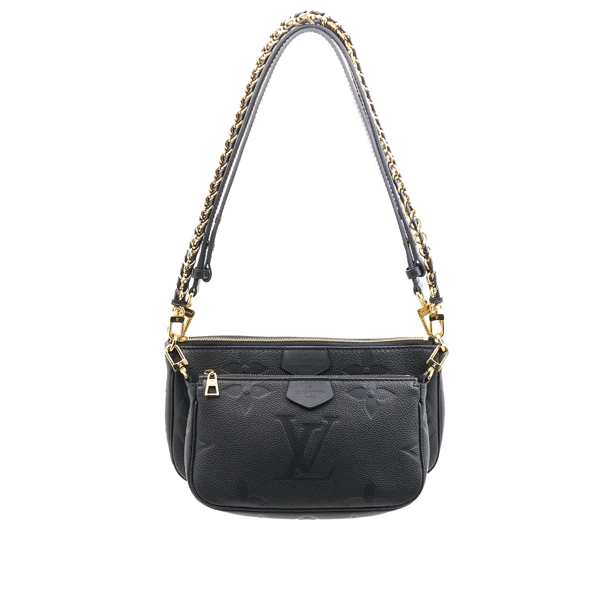 Louis Vuitton Multi Pochette Crossbody Bag Black