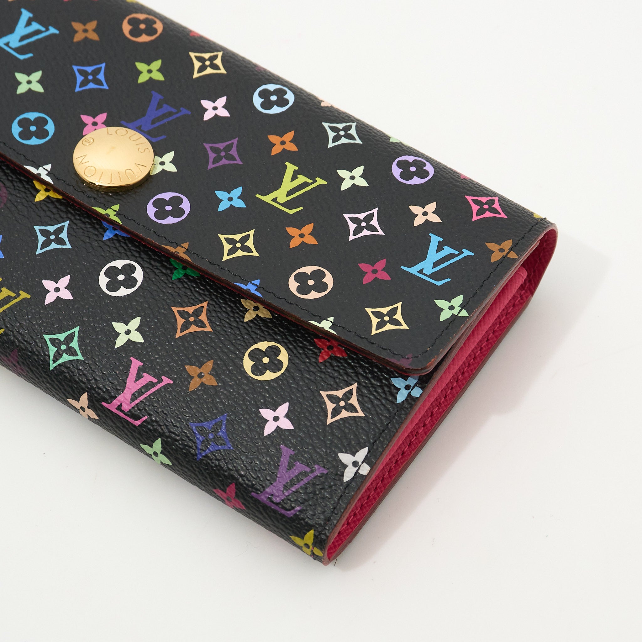 Louis Vuitton Murakami Black Wallet