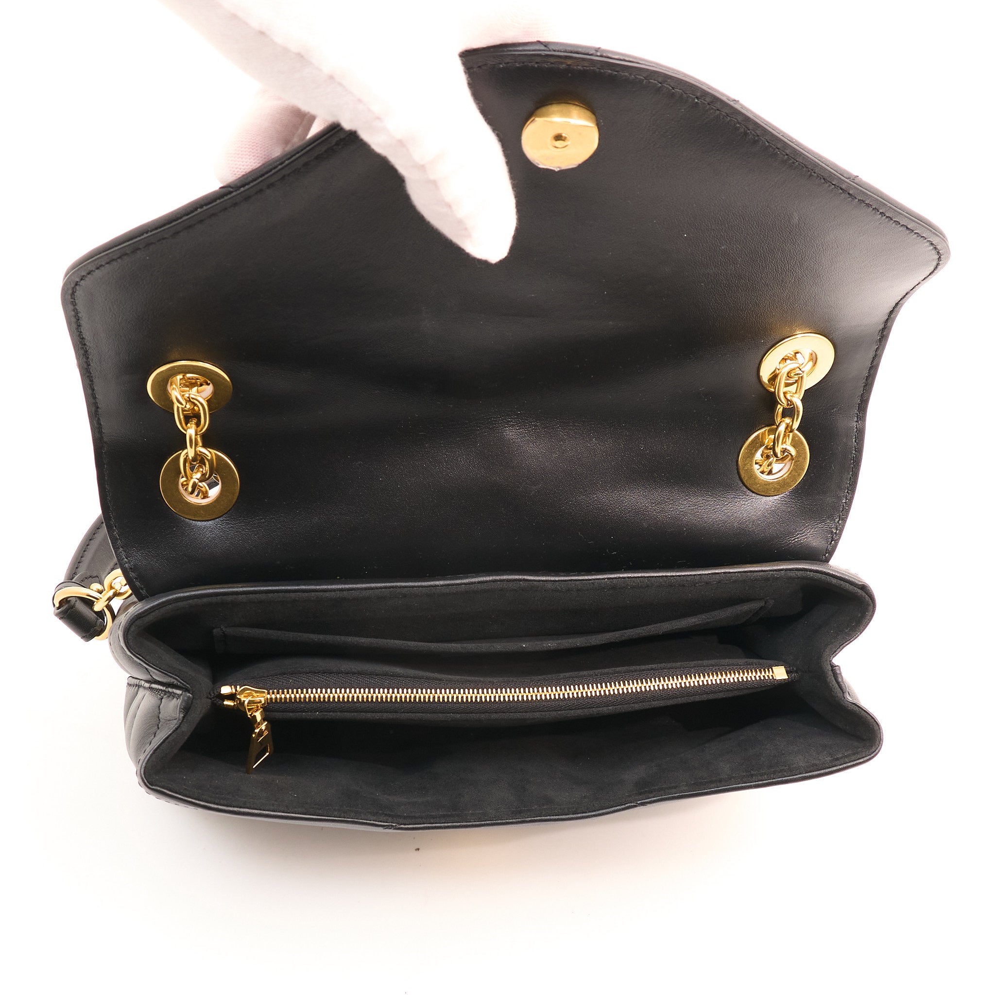 Louis Vuitton New Wave Chain MM Black Bag