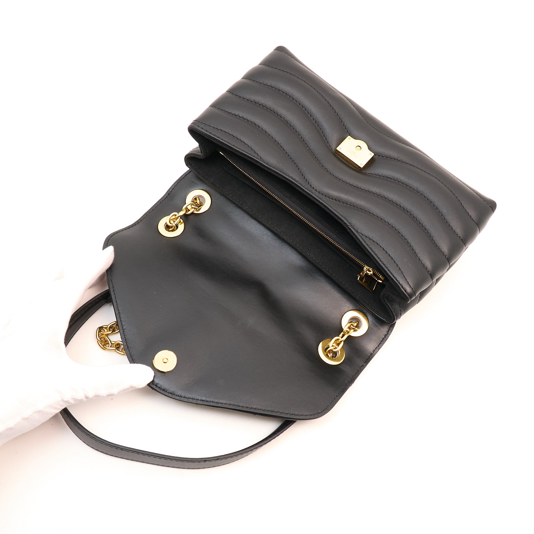 Louis Vuitton New Wave Chain MM Black Bag