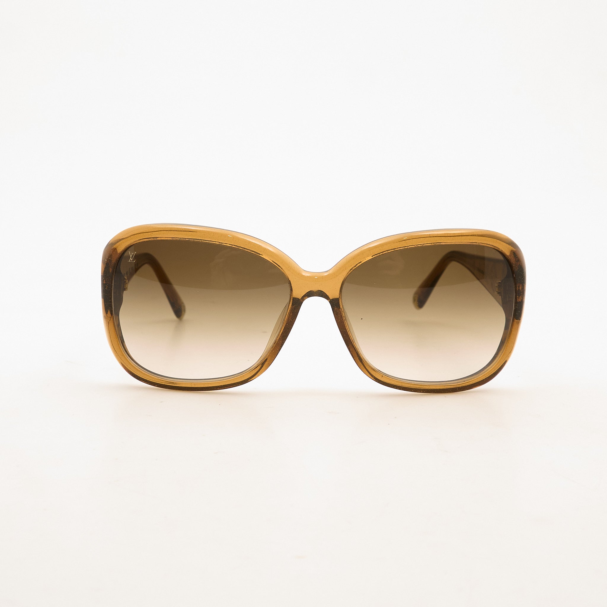 Louis Vuitton Obsession Glitter Acetate Sunglasses Gold