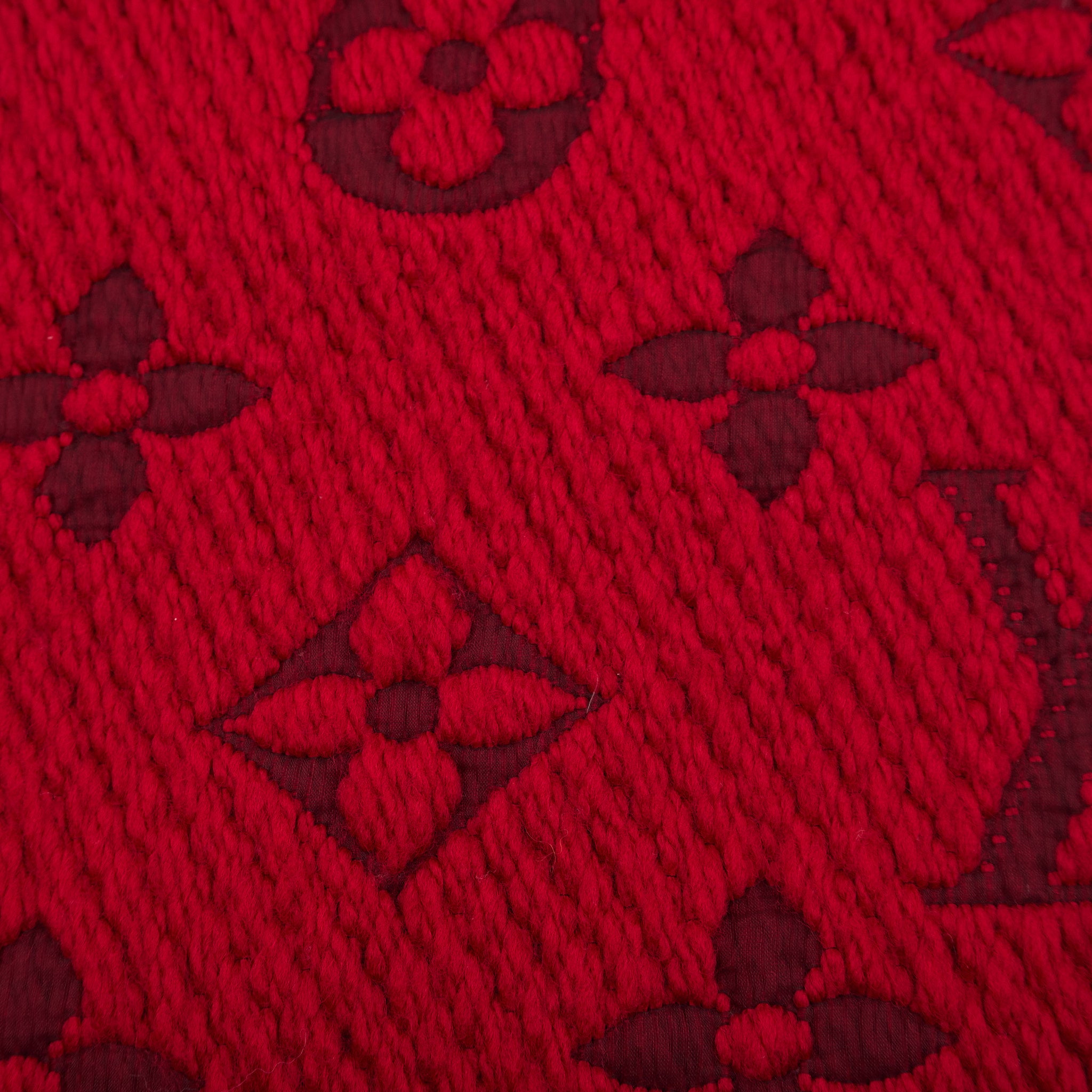 Louis Vuitton Red Logomania Scarf