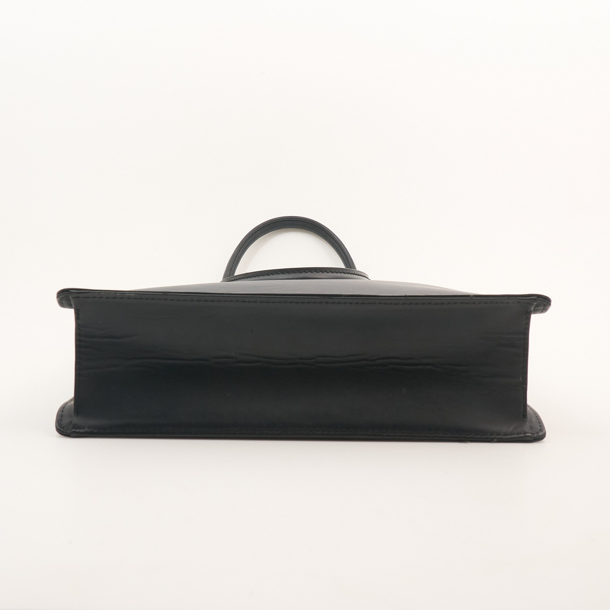 Louis Vuitton EPI Leather Sac Plat Black Tote