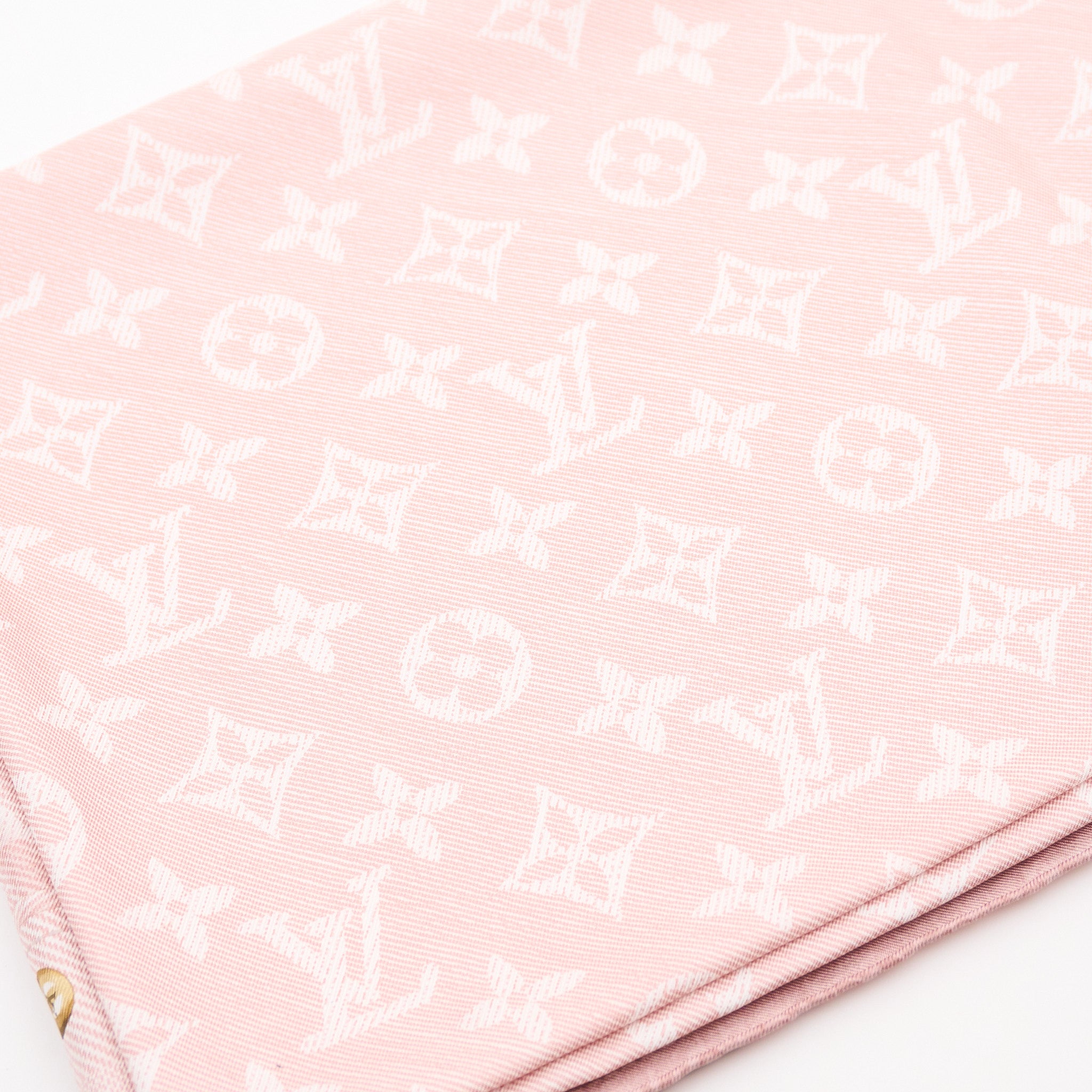Louis Vuitton Silk Scarf Rose Pink