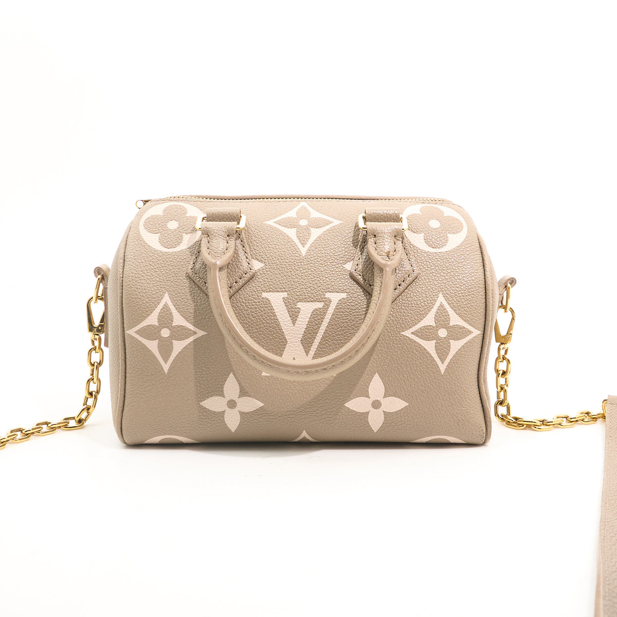 Louis Vuitton Bandoulière Speedy 20 Bi-Colour Empreinte Bag
