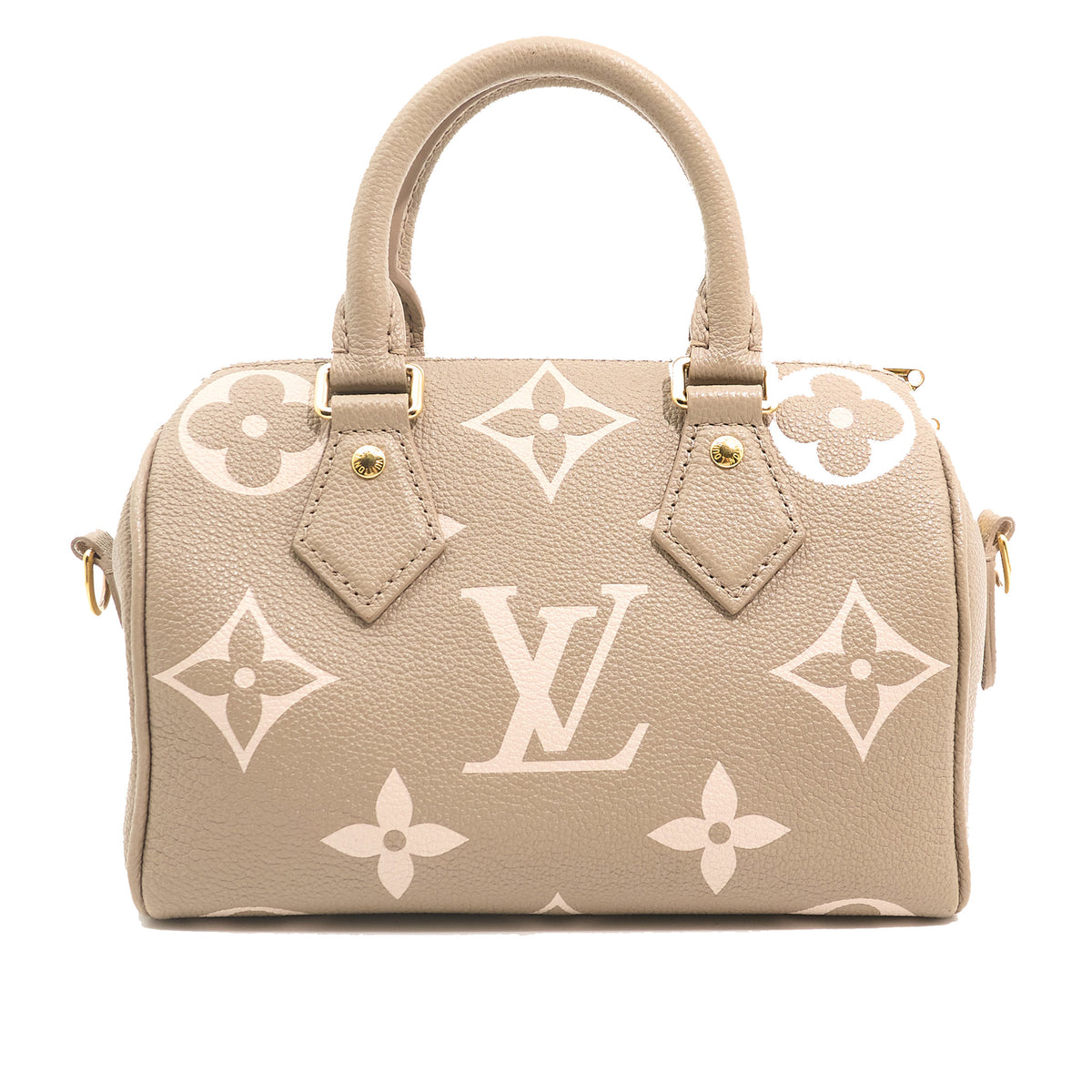 Louis Vuitton Bandoulière Speedy 20 Bi-Colour Empreinte Bag