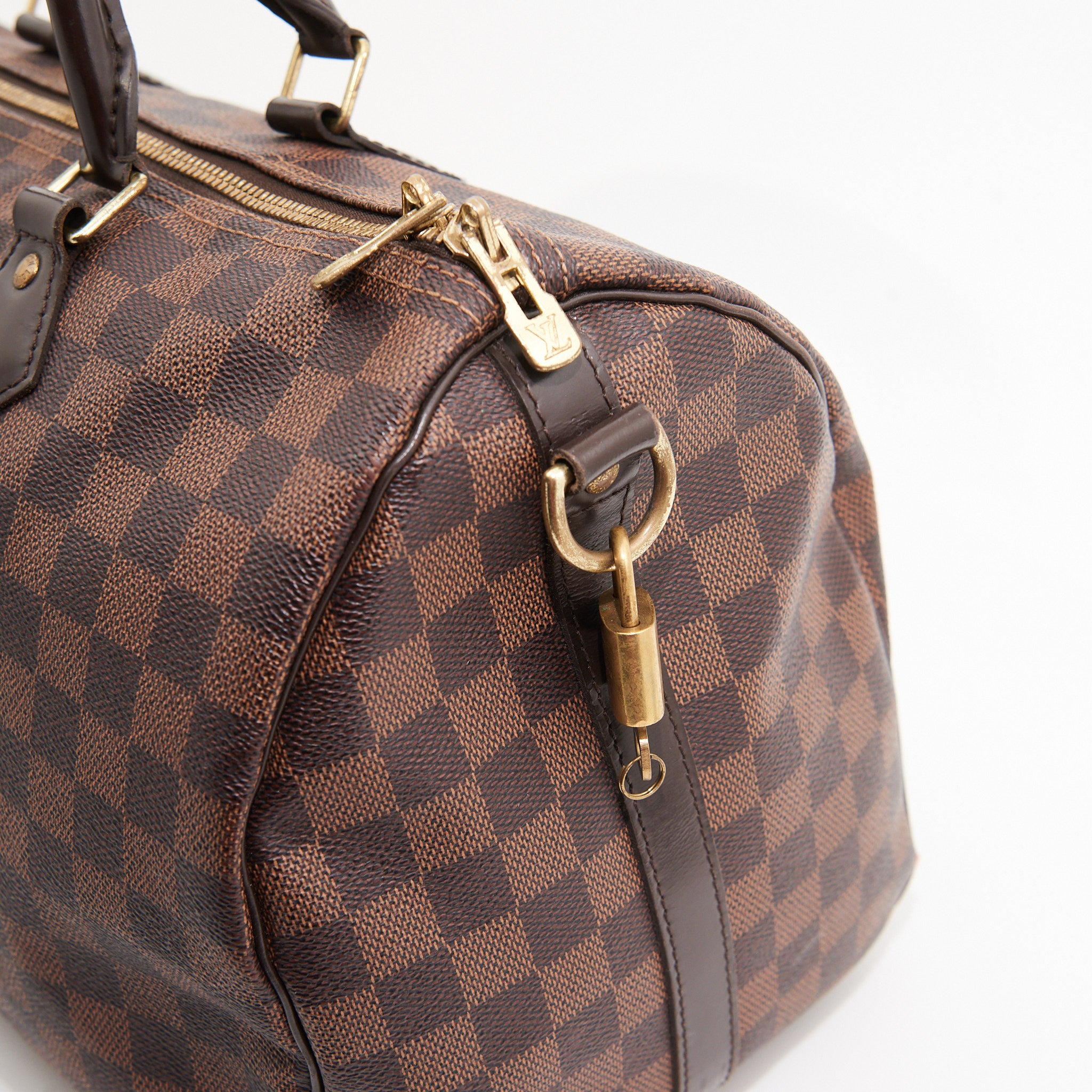 Louis Vuitton Speedy 35 Bag in Damier Ebene