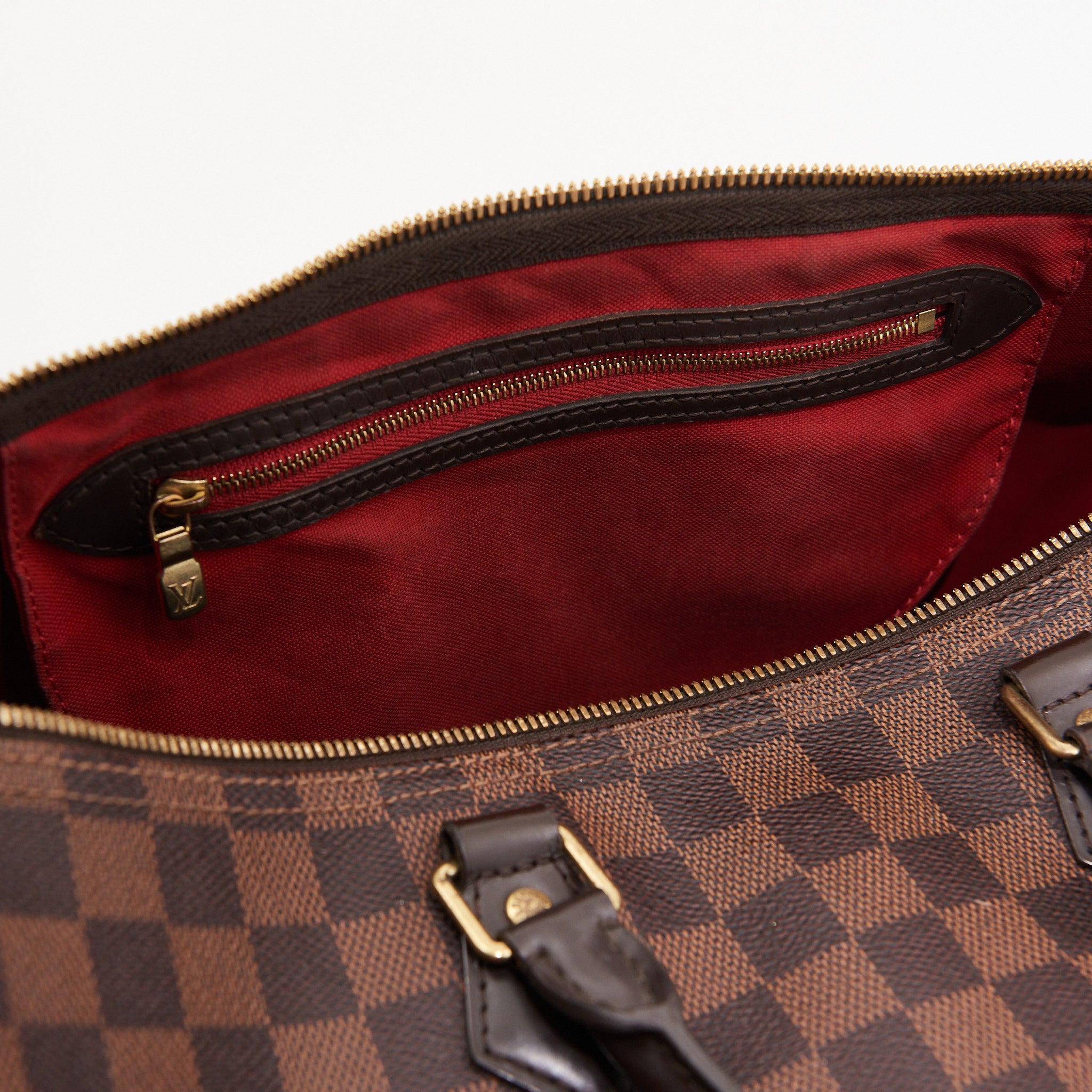 Louis Vuitton Speedy 35 Bag in Damier Ebene