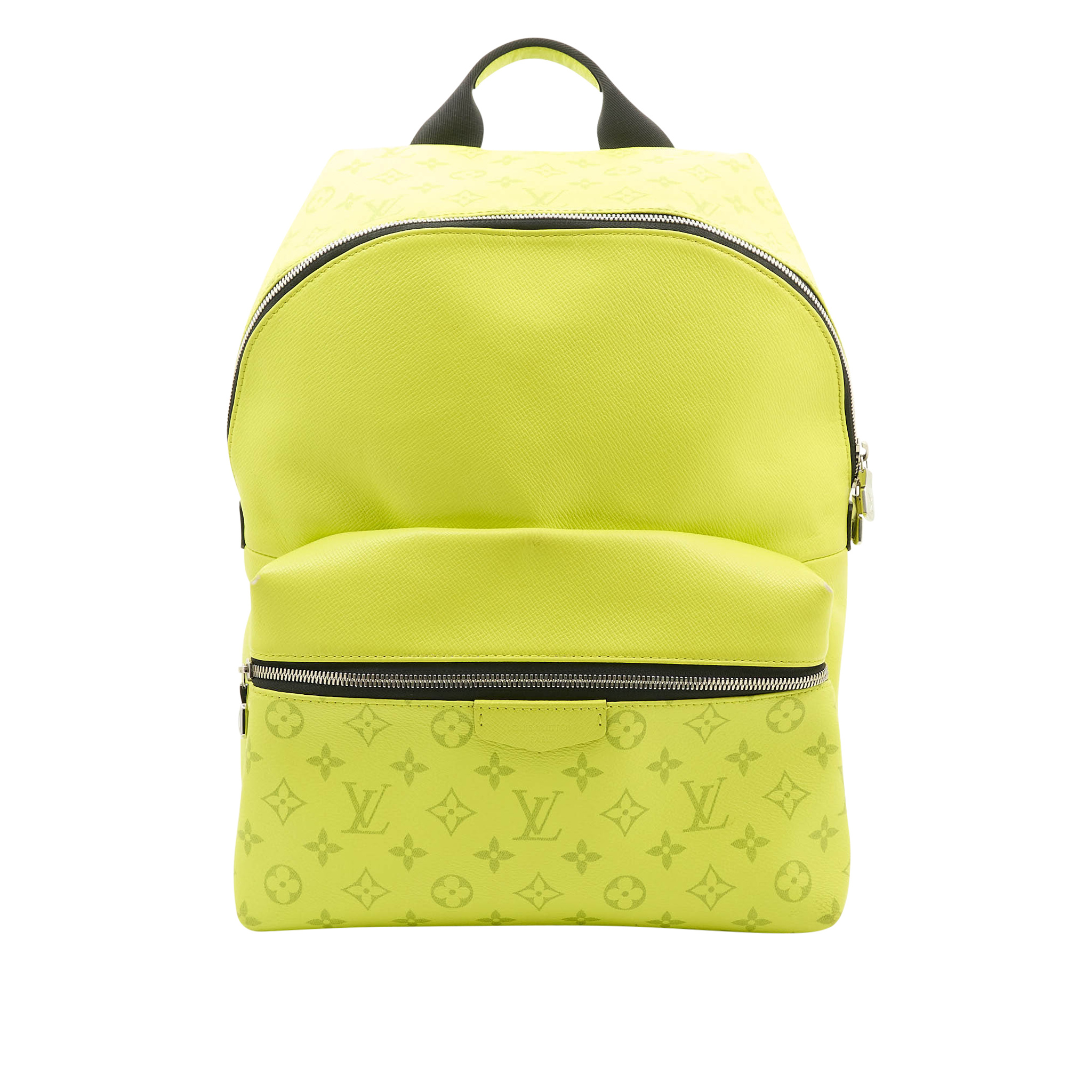 Louis Vuitton Taiga Monogram Discovery Backpack Yellow