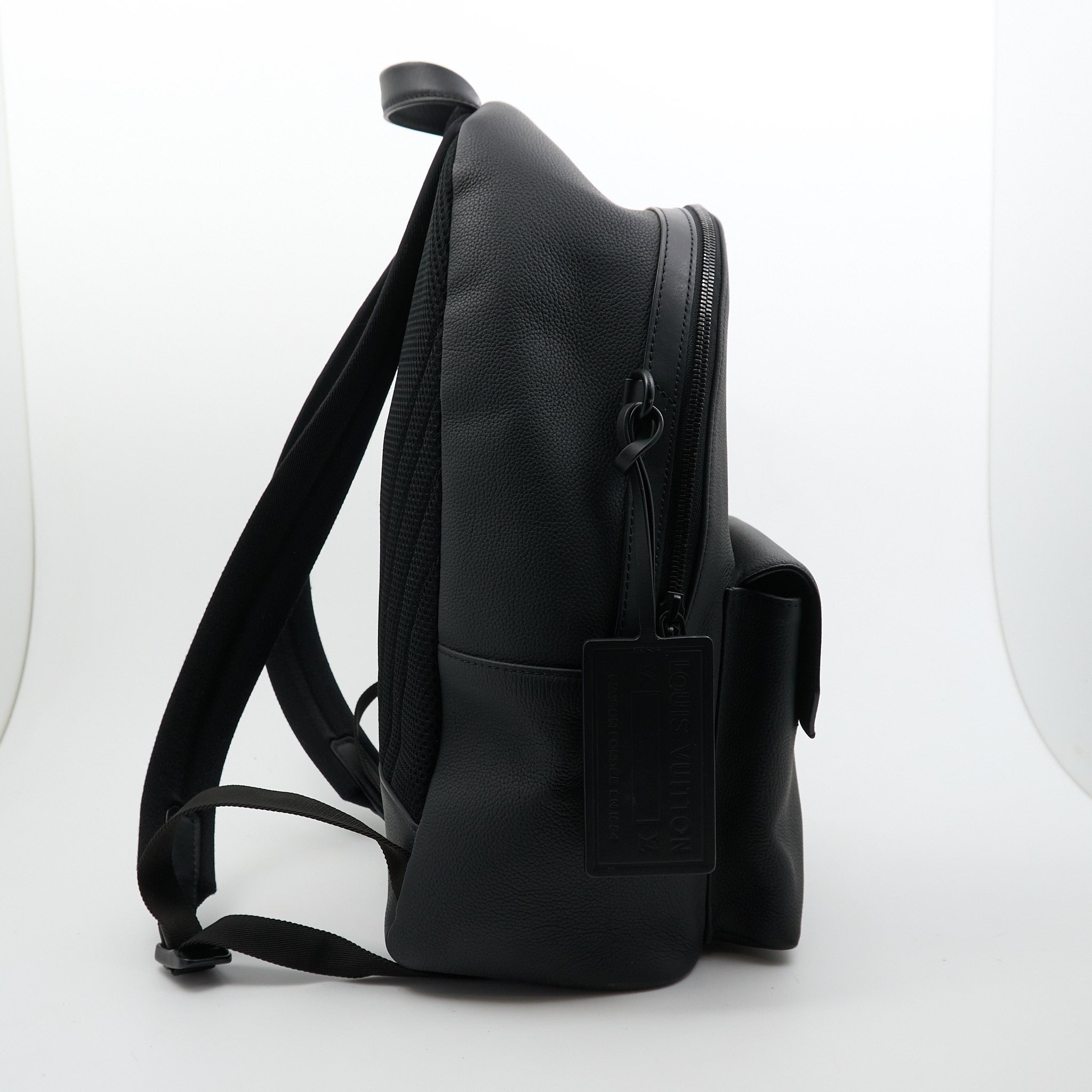 Louis Vuitton Takeoff Black Leather Backpack