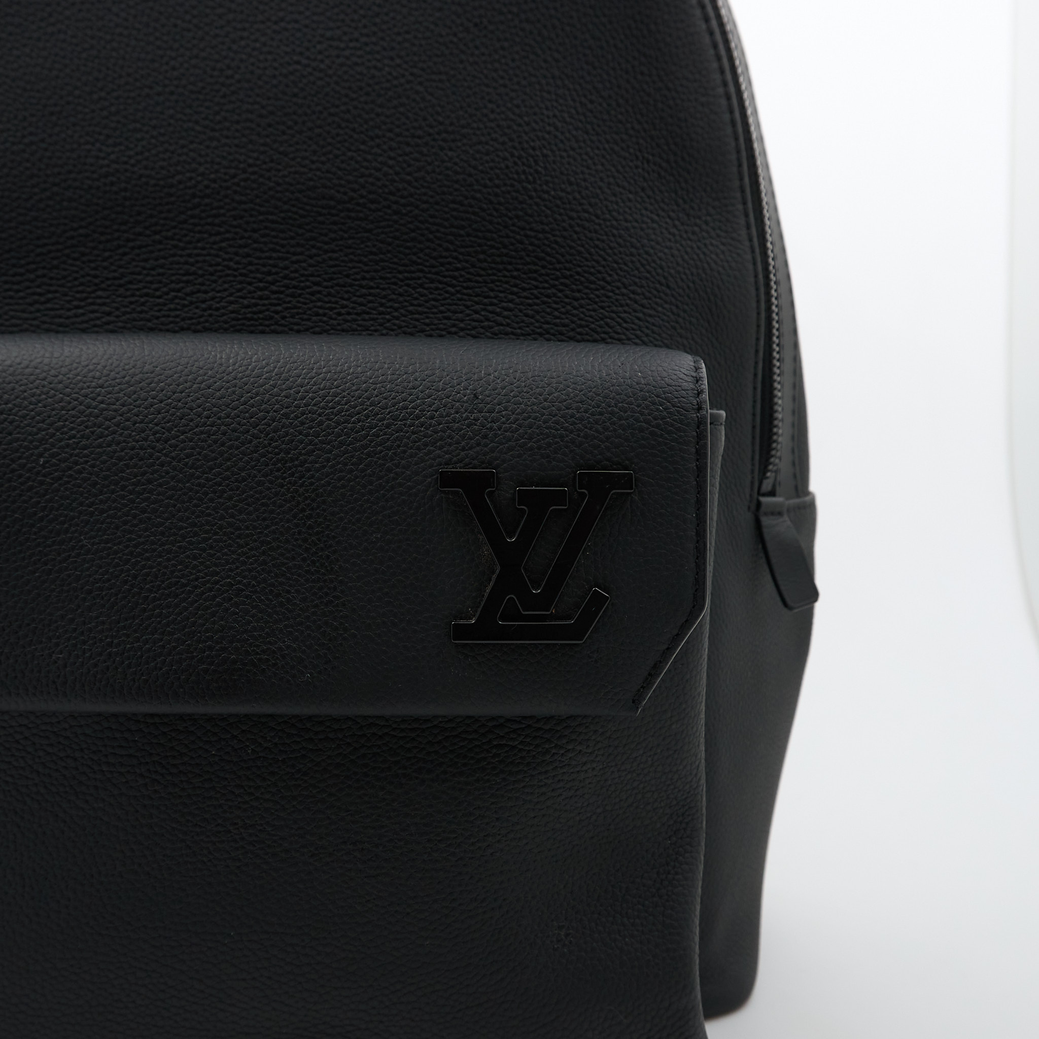 Louis Vuitton Takeoff Black Leather Backpack