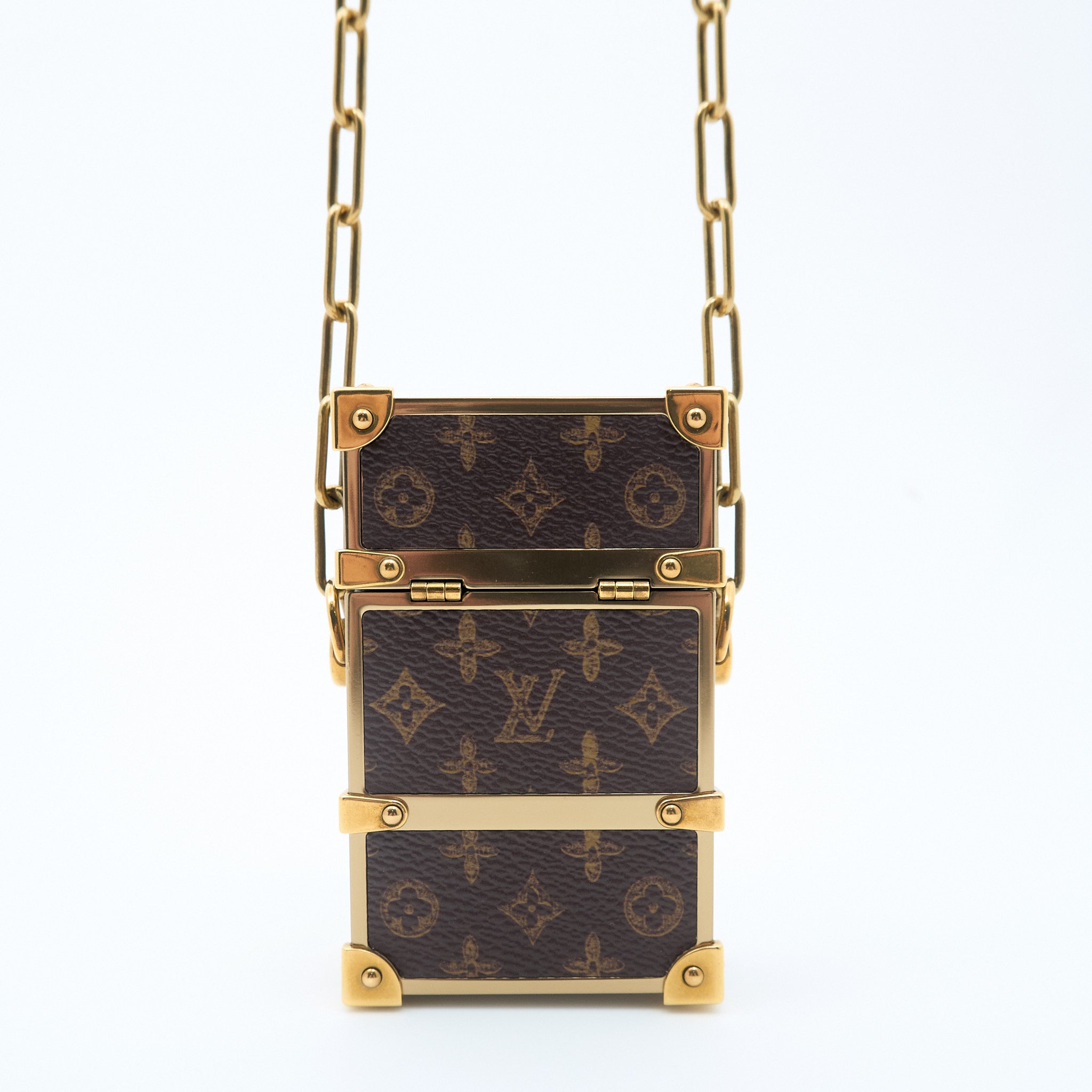 Louis Vuitton Trunk Box Chain Bag