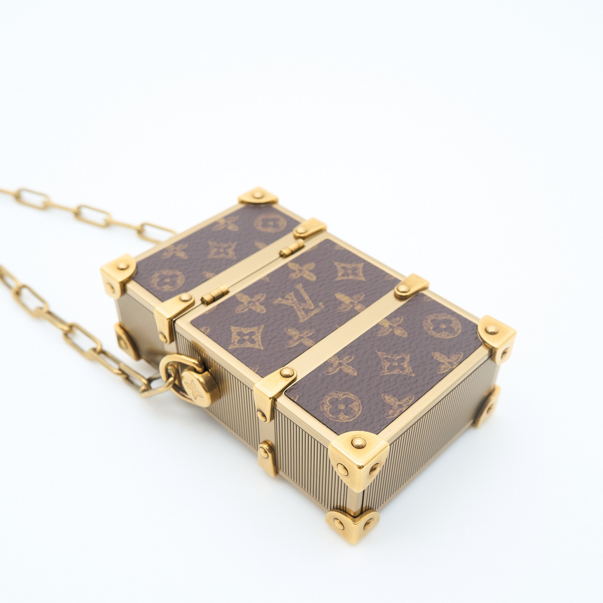 Louis Vuitton Trunk Box Chain Bag