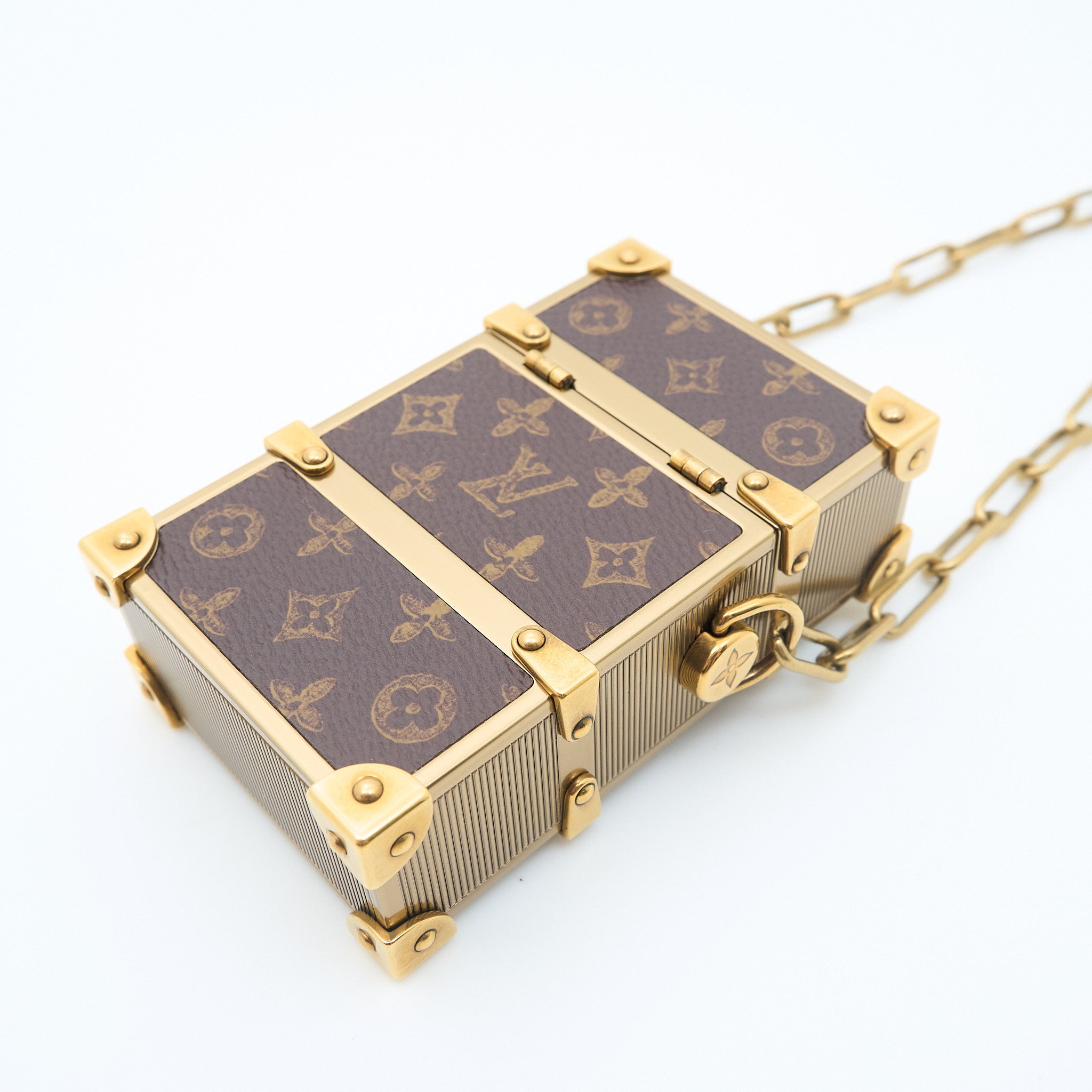 Louis Vuitton Trunk Box Chain Bag