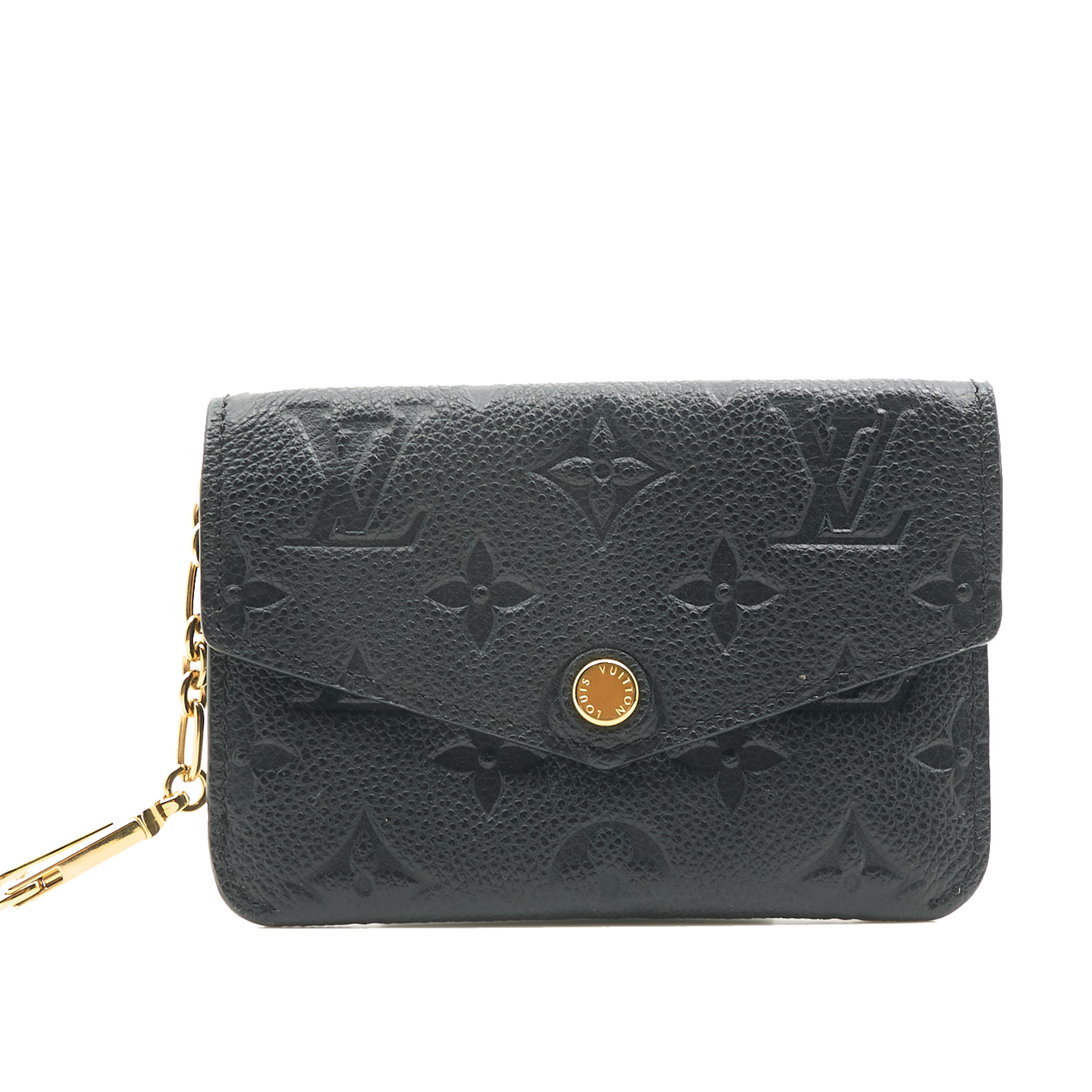 Louis Vuitton Black Monogram Coin Key Chain