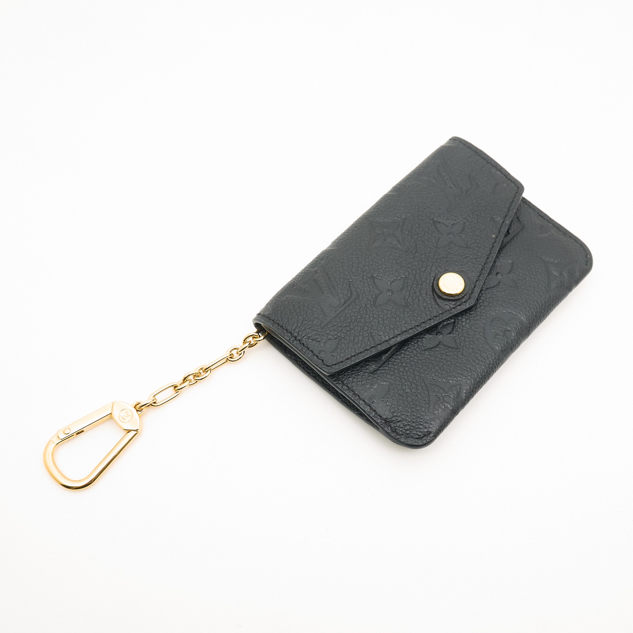 Louis Vuitton Black Monogram Coin Key Chain