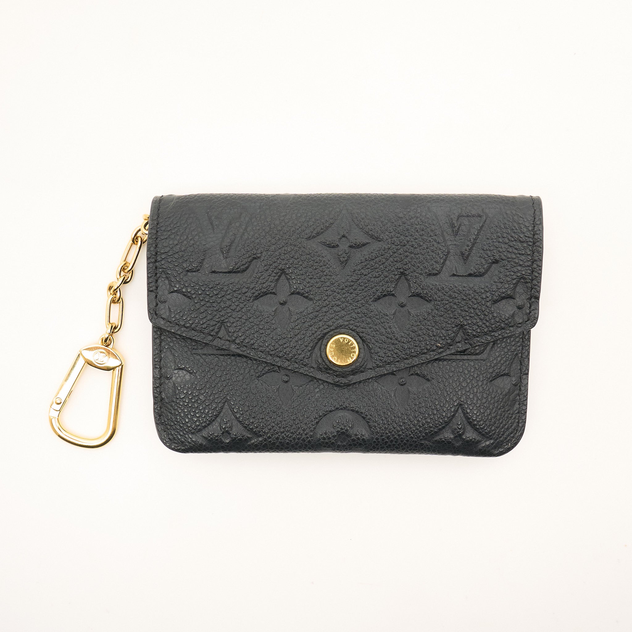 Louis Vuitton Black Monogram Coin Key Chain