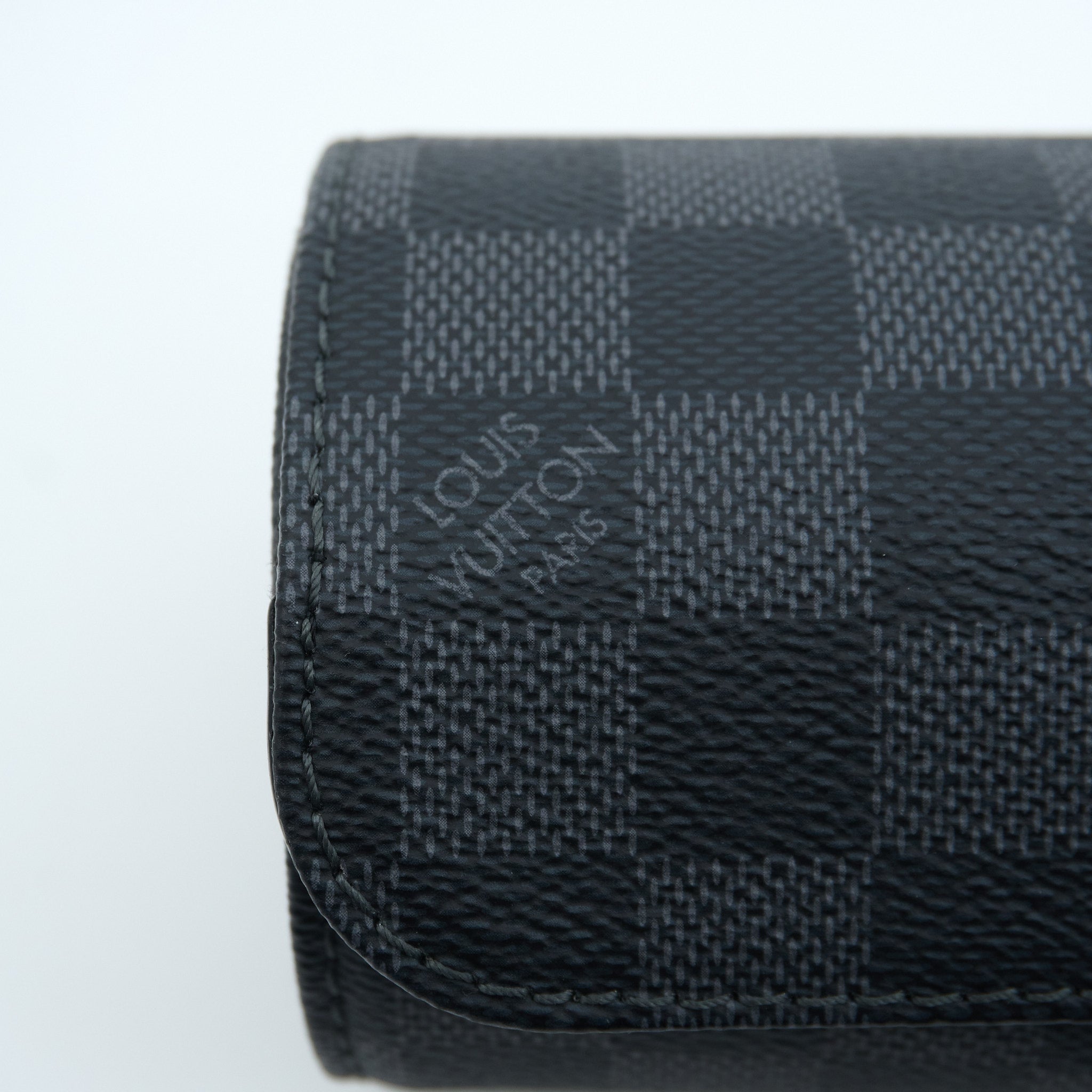 Louis Vuitton Watch Case in Damier Eclipse