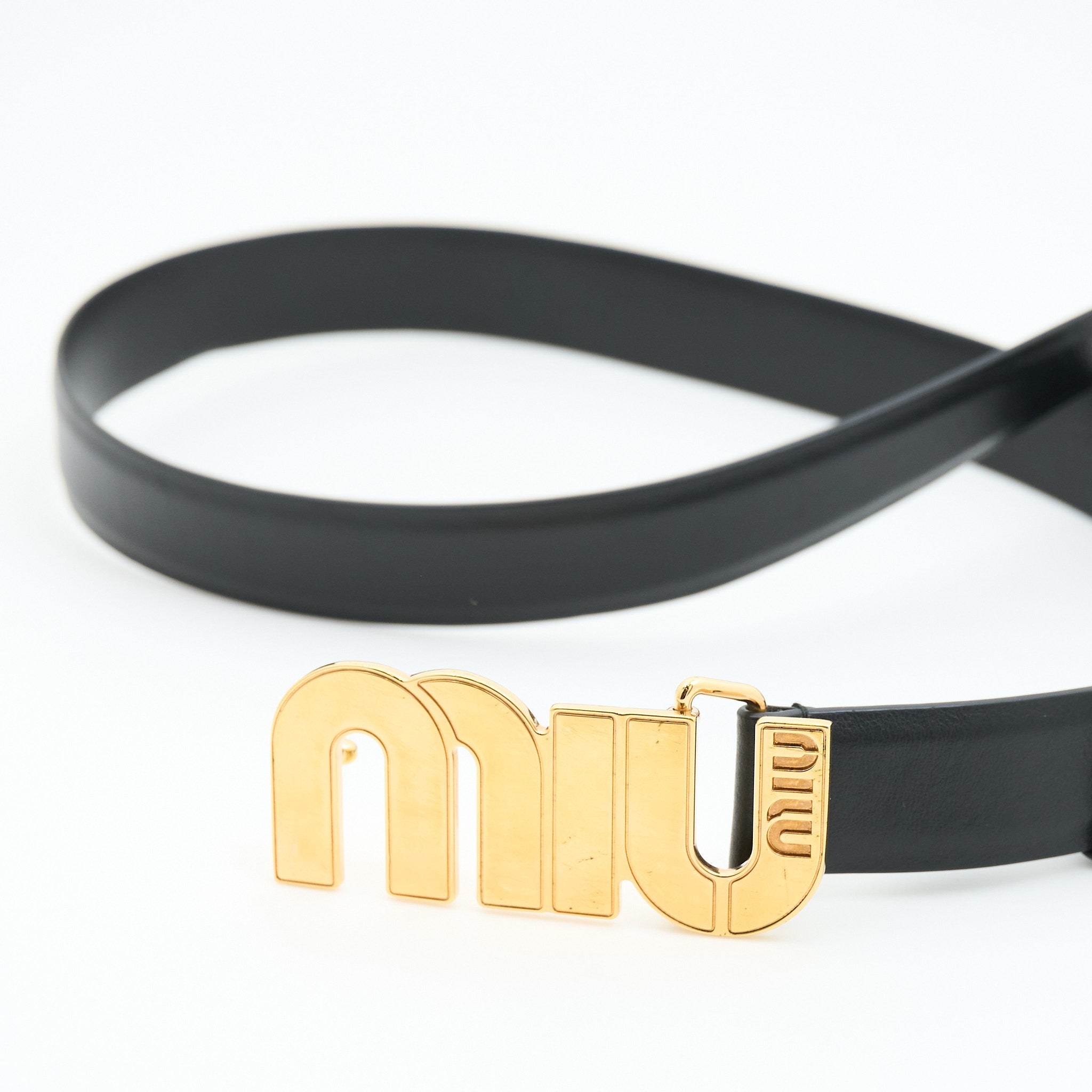 Miu Miu Black Belt