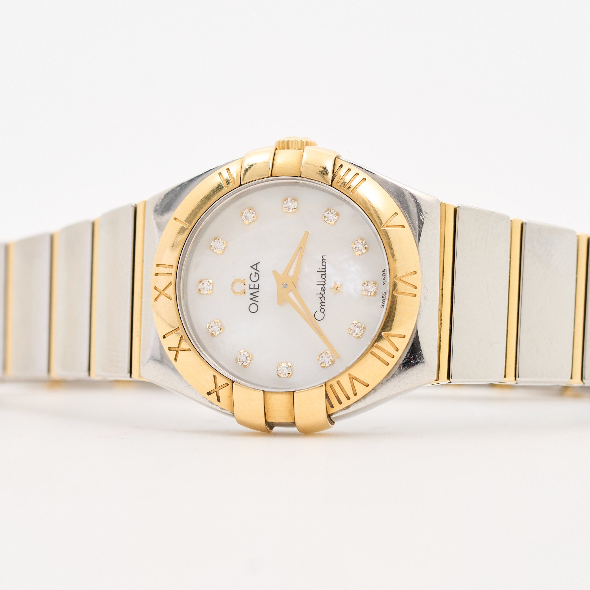 Omega Constellation Mother Of Pearl With Diamond Markers Watch