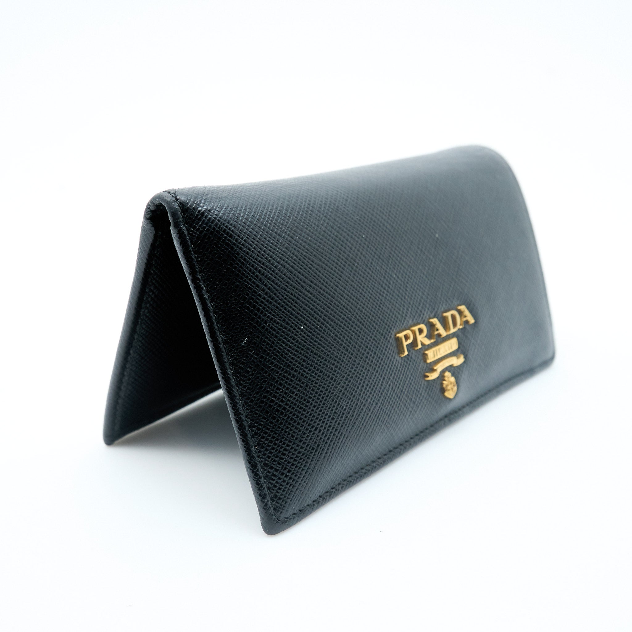 Prada Saffiano Black Wallet