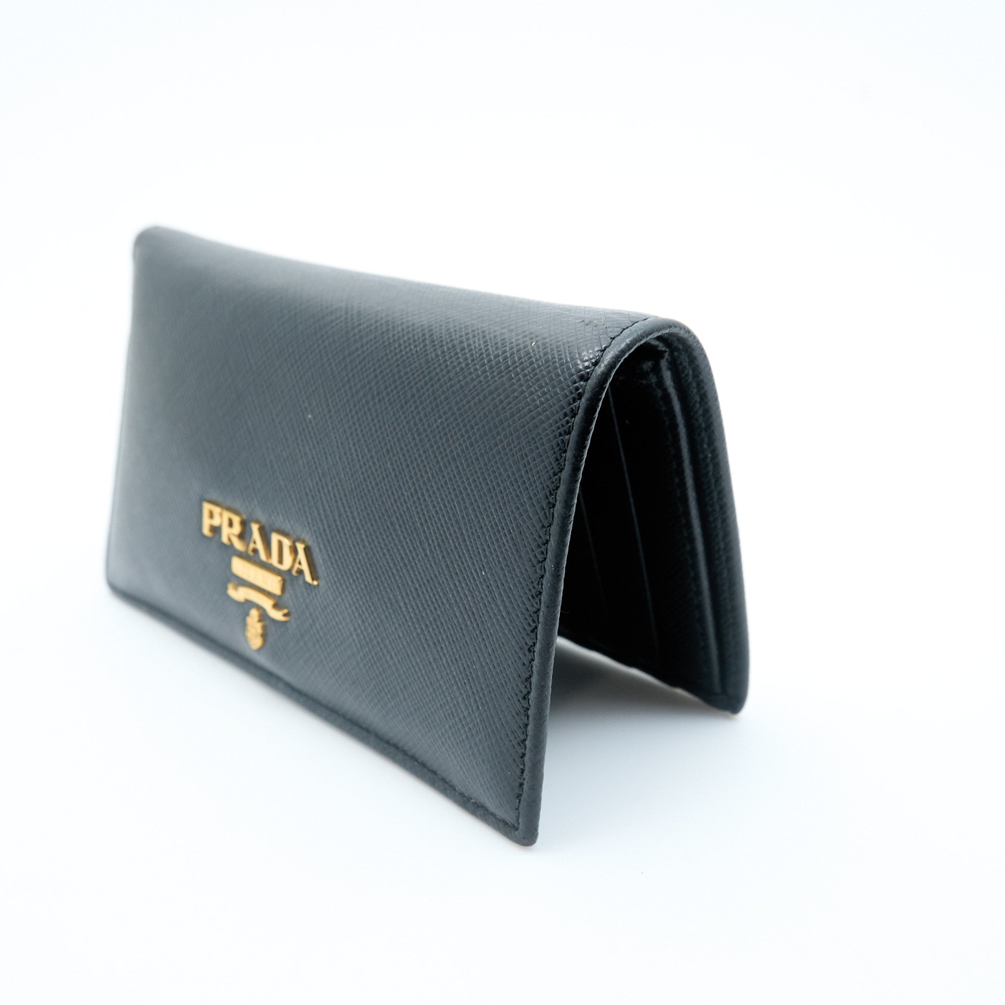 Prada Saffiano Black Wallet