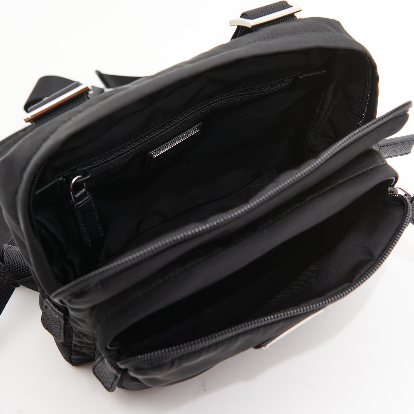Prada Nylon Harness Bag in Black