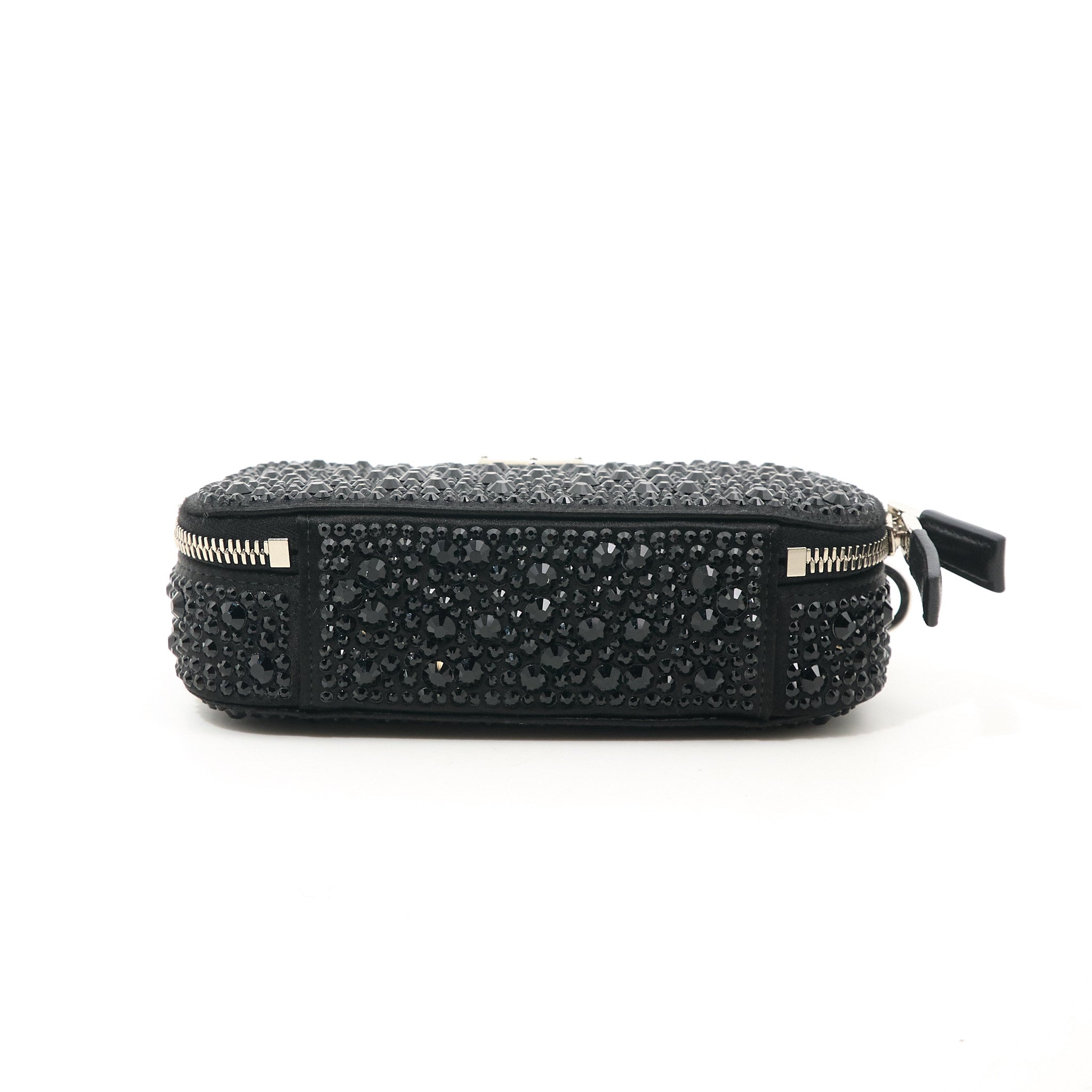 Prada Odette Crystal Black Bag