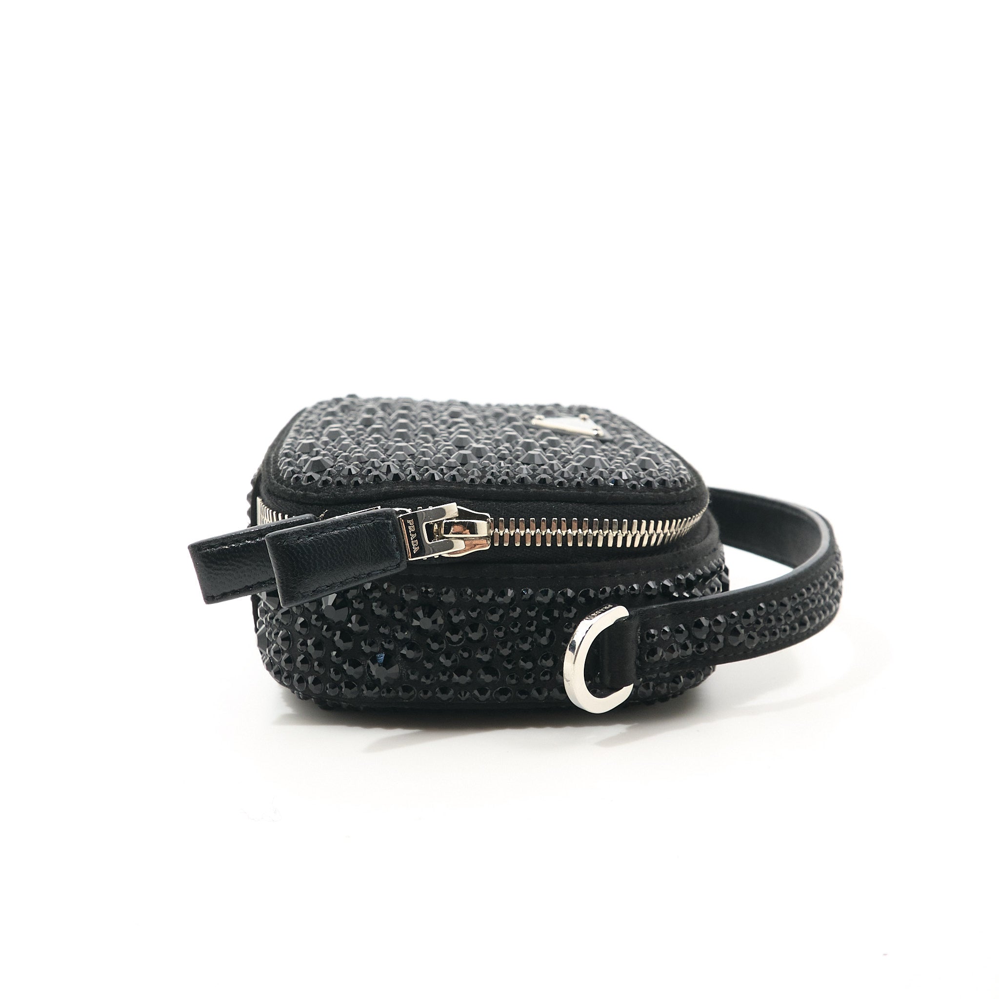 Prada Odette Crystal Black Bag