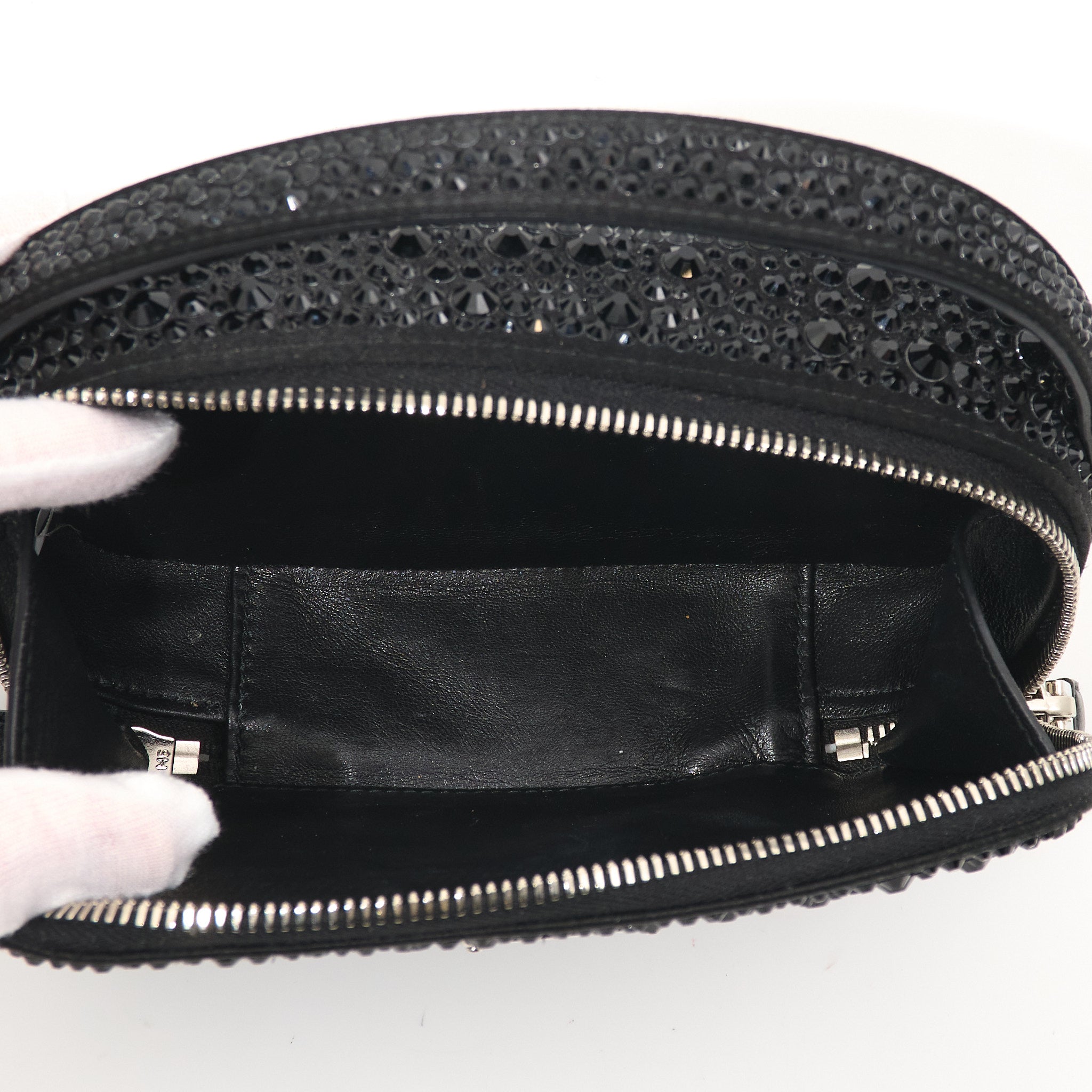 Prada Odette Crystal Black Bag